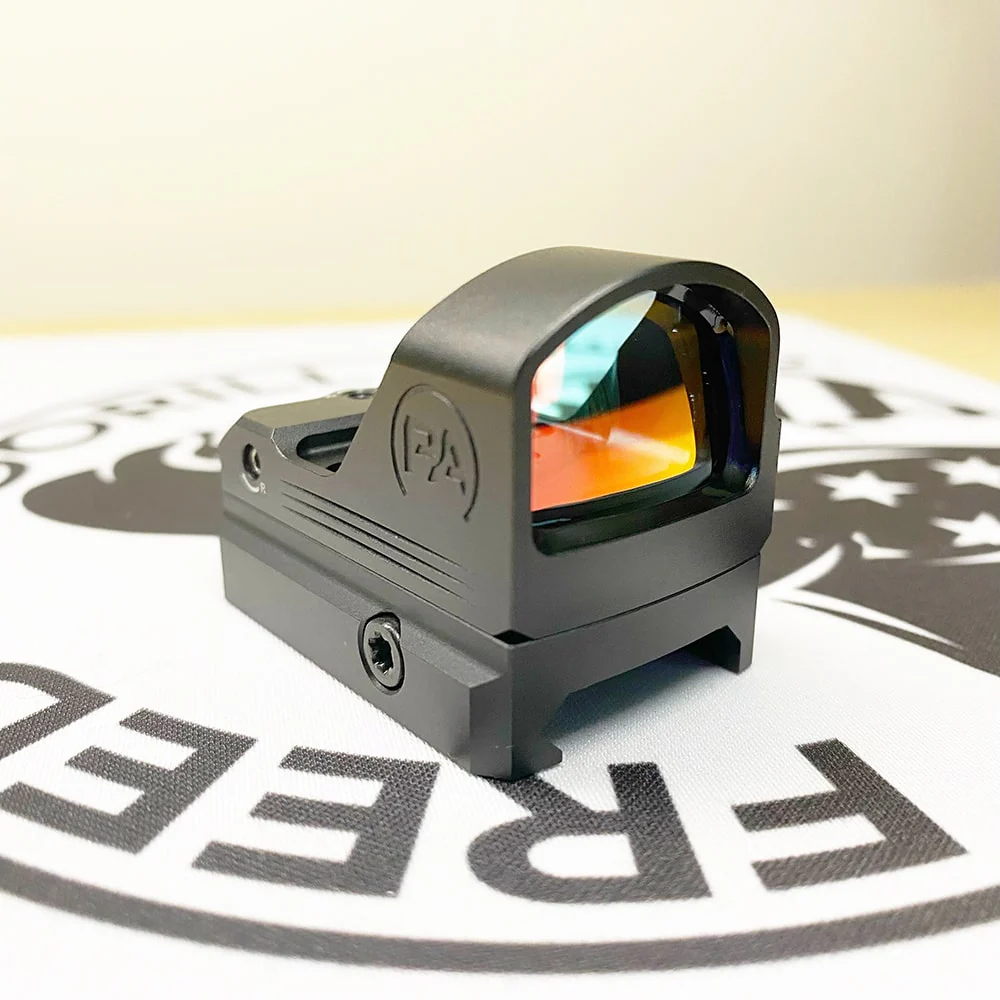 Primary Arms Classic Series 24mm Mini Reflex Sight Gen 1 - 3 MOA Red Dot Optic - RMR Footprint - Picatinny Adapter - Dust Cover