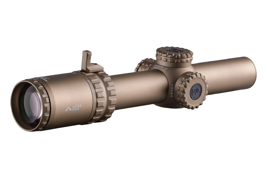 Primary Arms SLx FDE Nova 1-6x24mm SFP Rifle Scope Gen IV - Illuminated Green ACSS Nova Fiber Wire Reticle - PA-SLX-1-6X24S-NOVA-FDE-G - Image 5