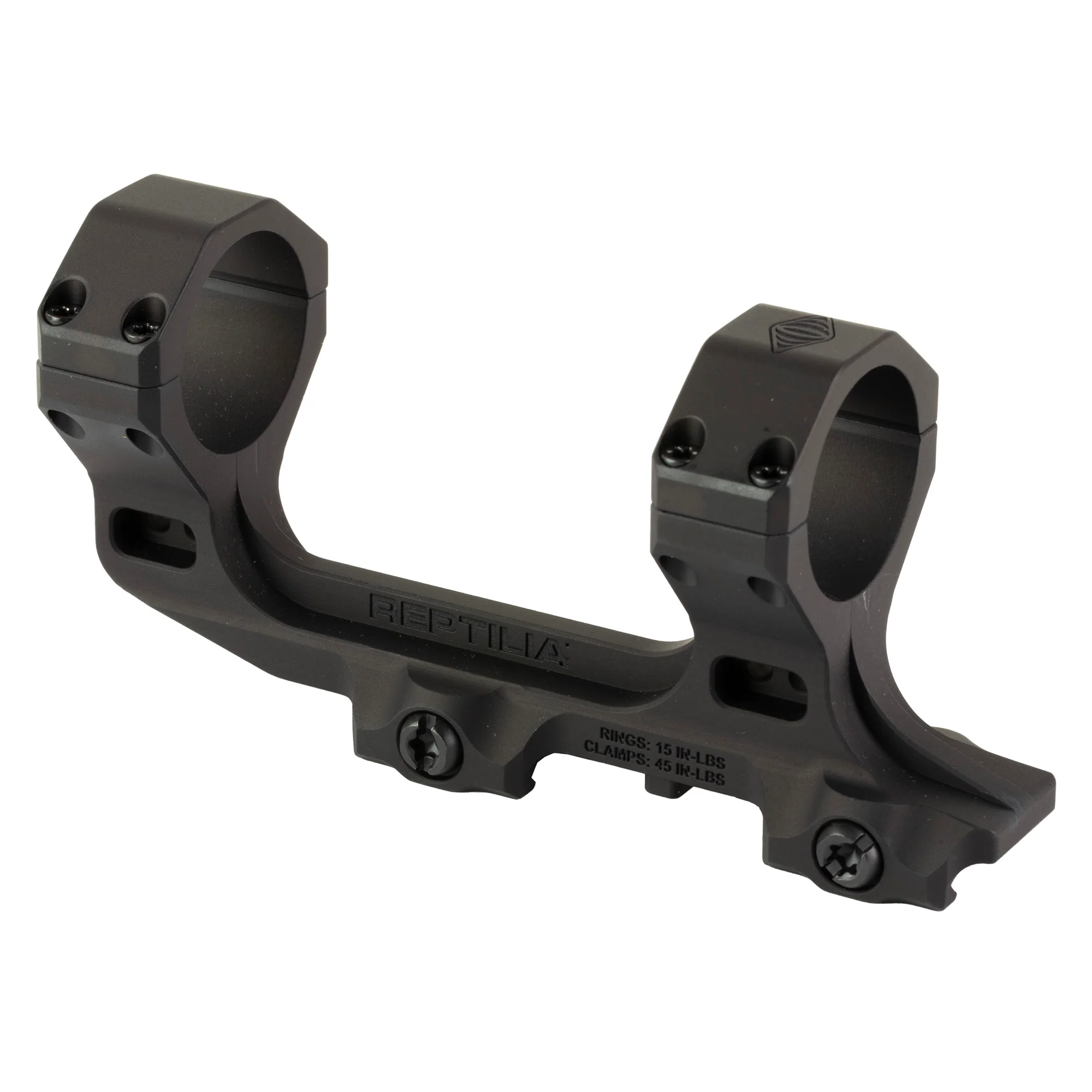 Reptilia AUS, 30mm Scope Rings, Picatinny, Black Anodized - 100-238 - Image 2