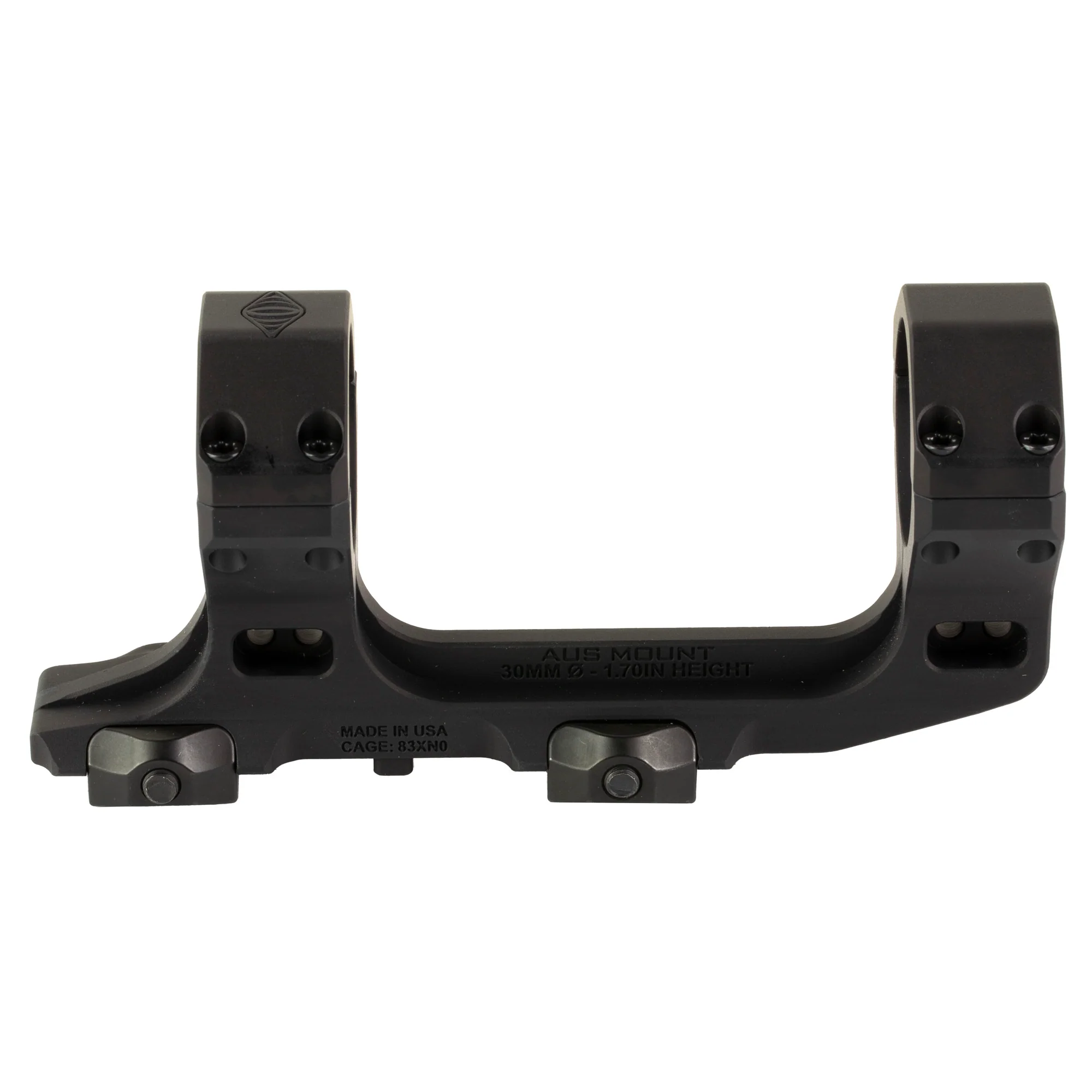 Reptilia AUS, 30mm Scope Rings, Picatinny, Black Anodized - 100-238 - Image 3