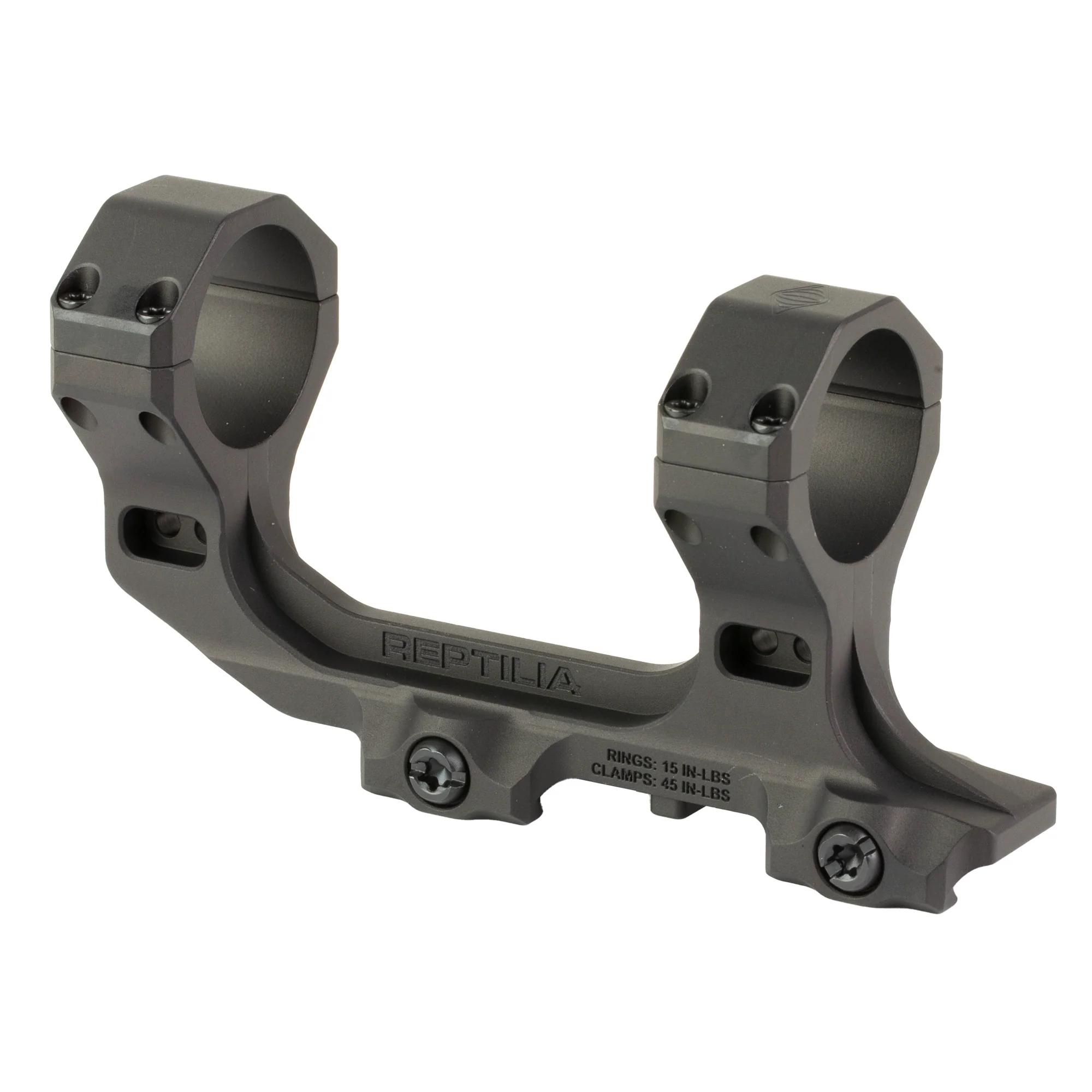 Reptilia AUS, 30mm Scope Rings, Picatinny, Black Anodized - 100-246 - Image 2