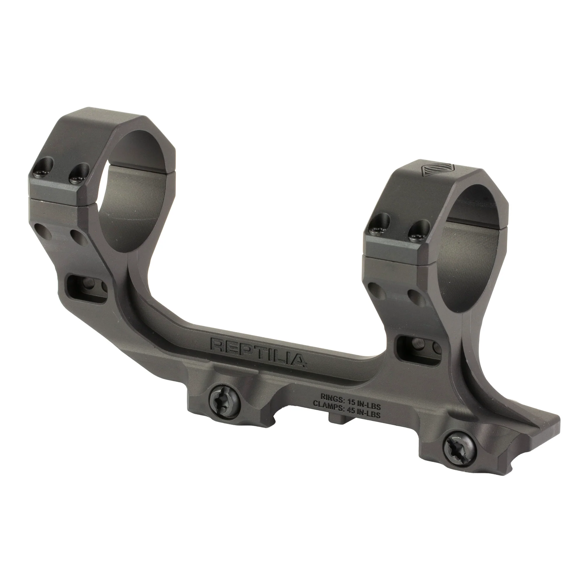 Reptilia AUS, 34mm Scope Rings, Picatinny, Black Anodized - 100-242 - Image 2