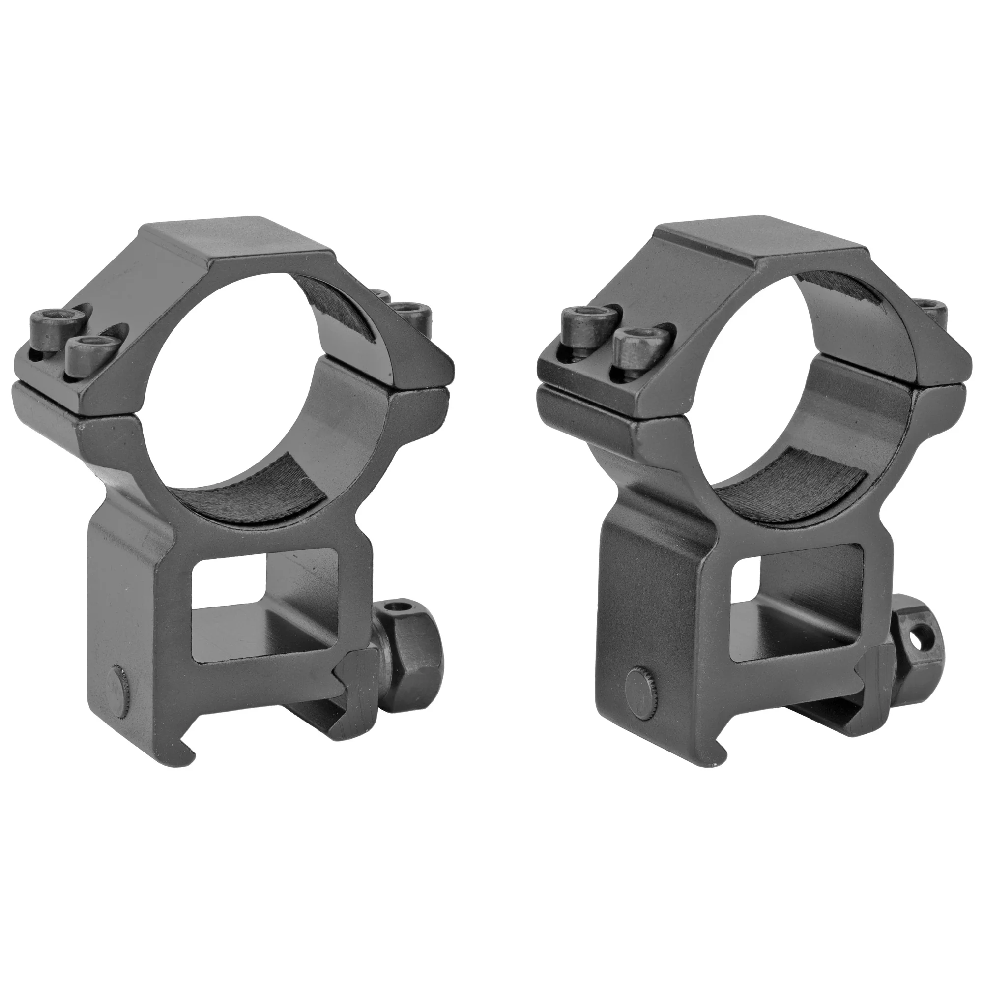 Riton, 30mm High Scope Rings, Black - X30H