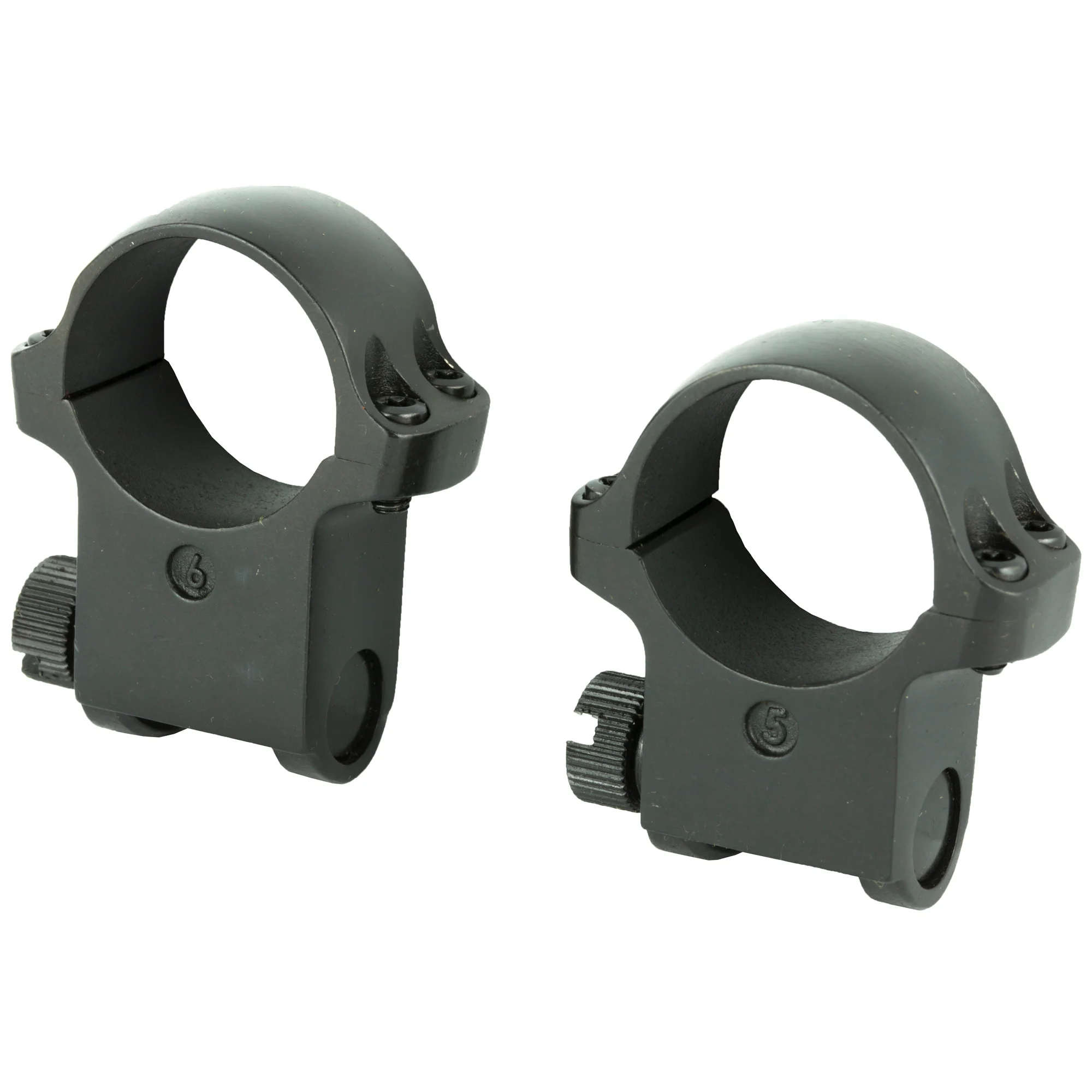 Ruger Standard, 30mm High Scope Rings, Black Matte - 90409 - Image 2