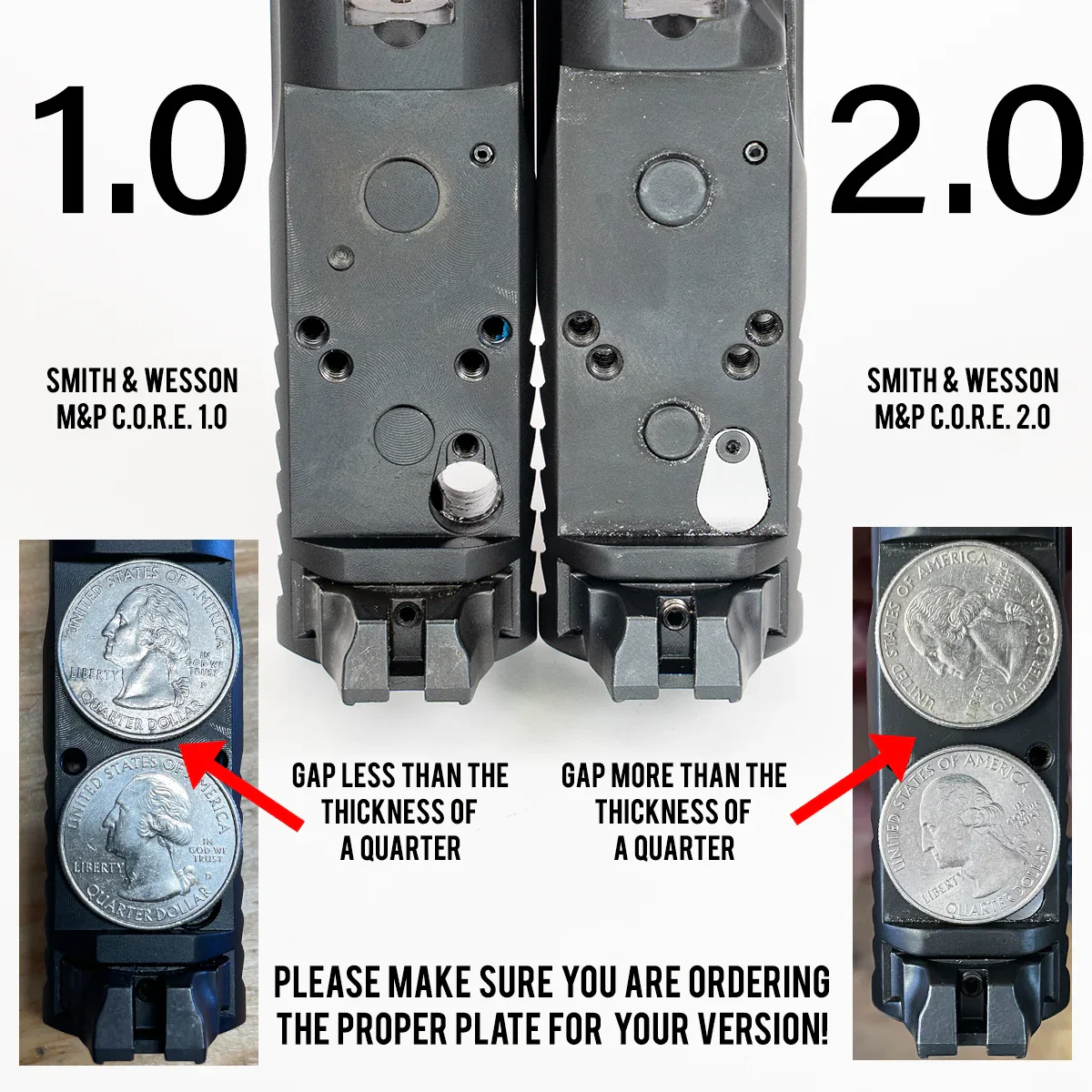 S&W M&P 2.0 to Holosun EPS/EPS Carry - Aluminum - CHPWS - SWMP-EPS-975 - Image 3