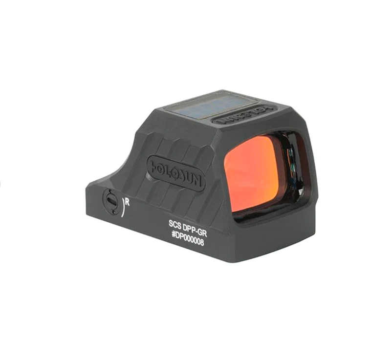 Holosun SCS 320, 20k Hr Power Reserve, Solar Rechargeable Battery, 32 MOA Circle & 2 MOA Green Dot, MRS Reticle, Delta Point Pro Footprint, Enclosed Emitter - SCS-320-GR - Image 3