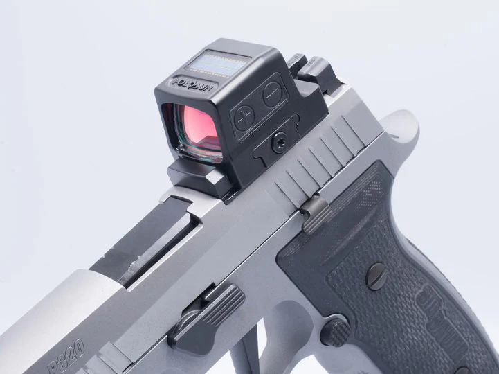Sig P320/226/229 Romeo 1 Pro Cut Optic Plate With Rear Dovetails Attached to Holosun 509T - Calculated Kinetics