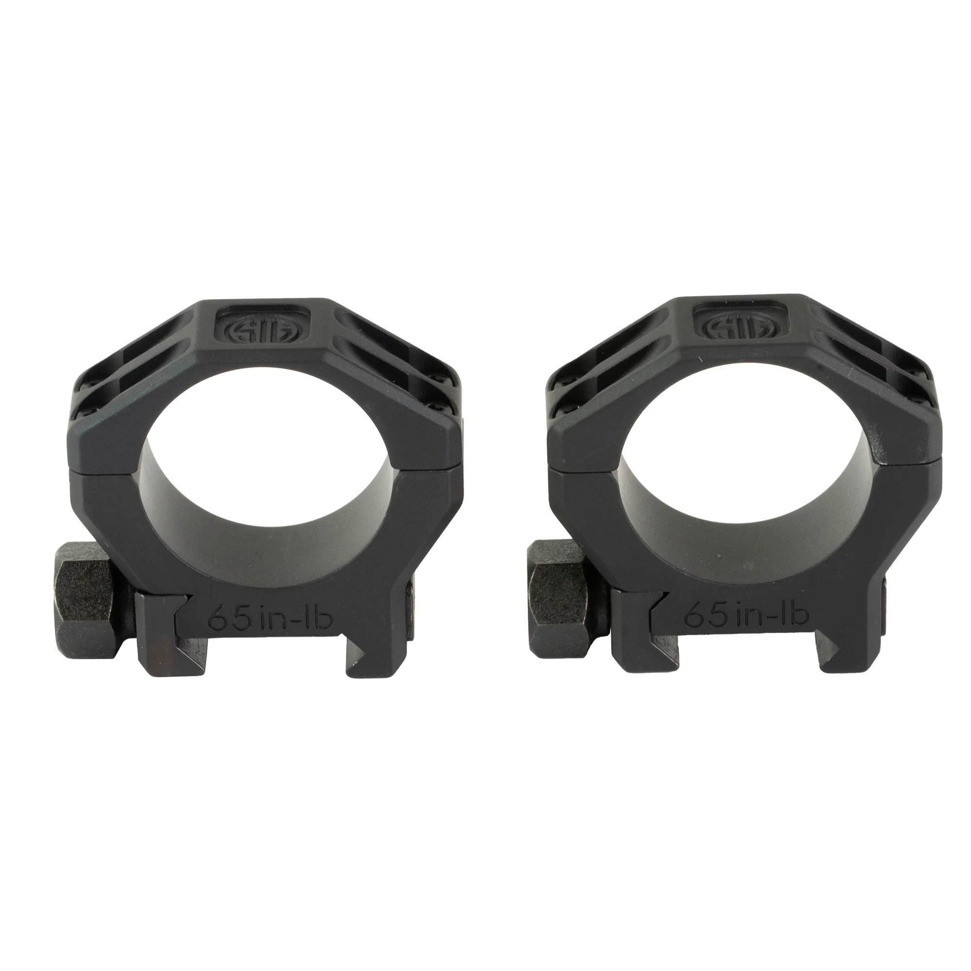 Sig Sauer, 30mm Low Scope Rings, Picatinny, Black Anodized - SOA63001