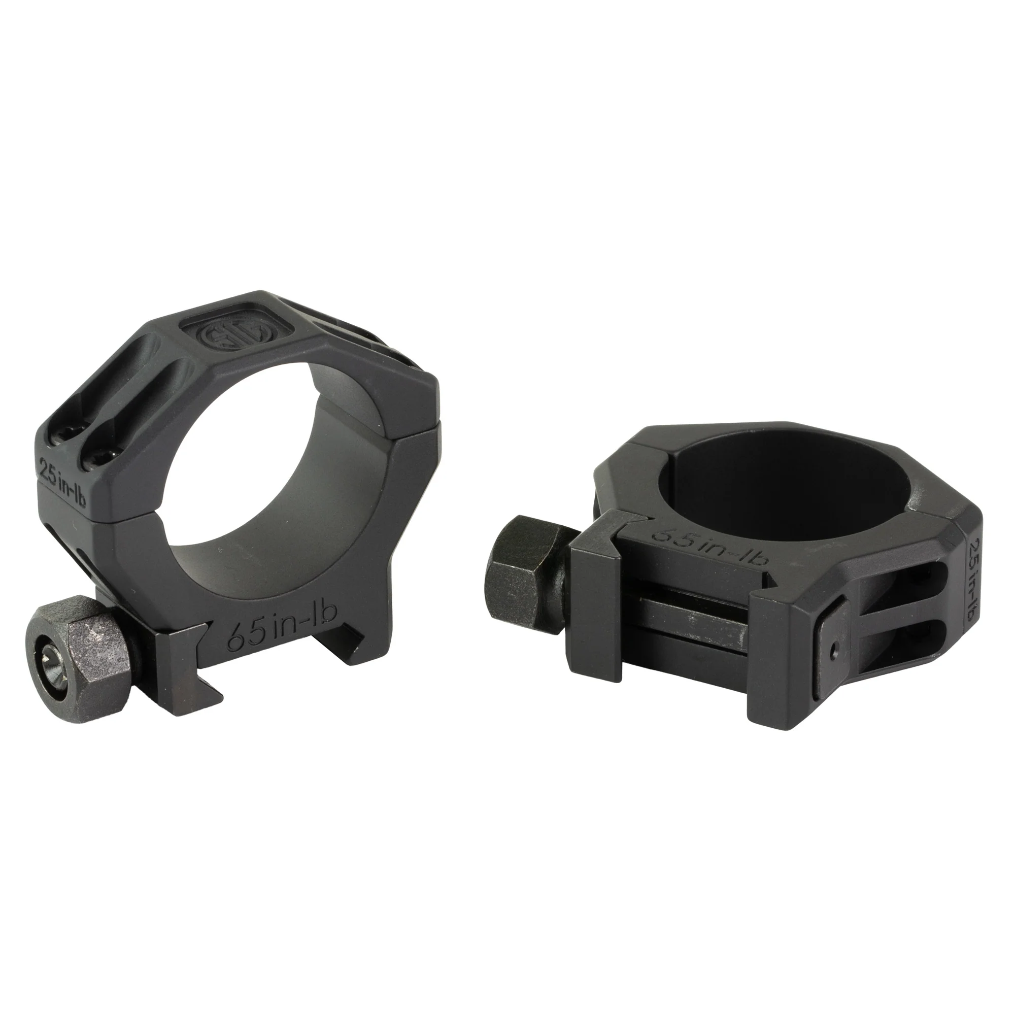 Sig Sauer, 30mm Low Scope Rings, Picatinny, Black Anodized - SOA63001 - Image 2