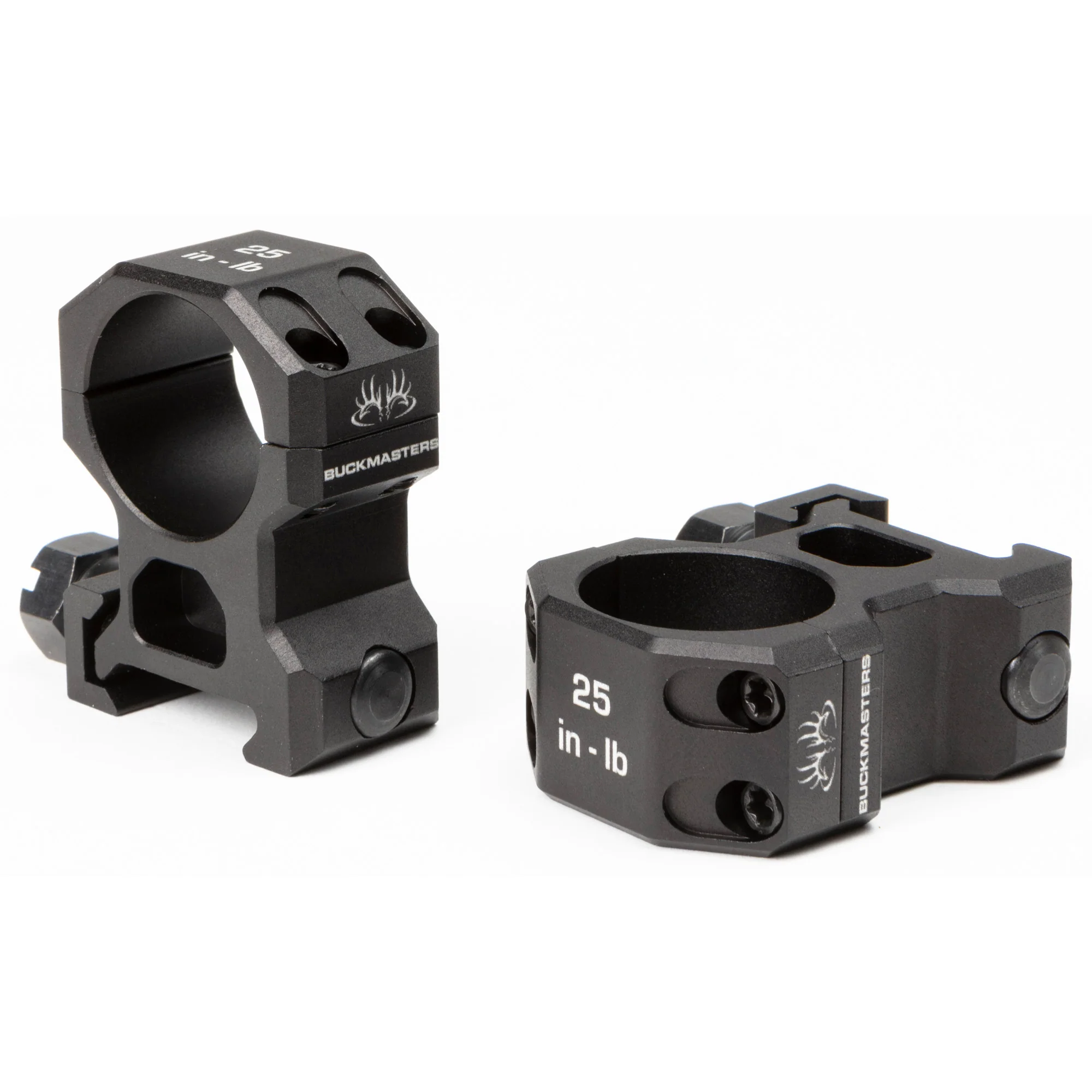 Sig Sauer Buckmaster, 1-Inch High Scope Rings, Picatinny, Black - SOA10035