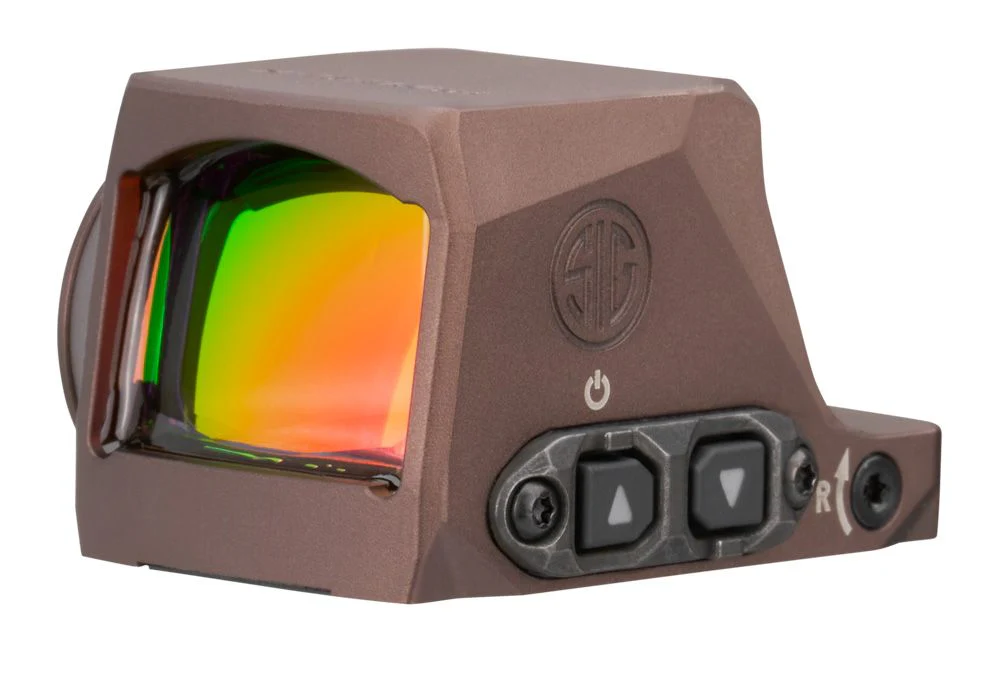 Sig Sauer Romeo X Compact FDE Enclosed Red Dot, Circle Dot, RMSc Footprint, Enclosed Emitter, FDE Housing - Image 3