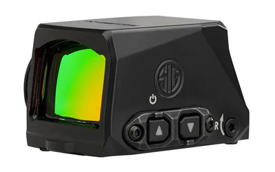 Sig Sauer Romeo X Compact Sig Loc Enclosed Green Dot, Sig Loc Compact Footprint, Enclosed Emitter, Black Housing, 3 MOA, 6 MOA, Circle Dot