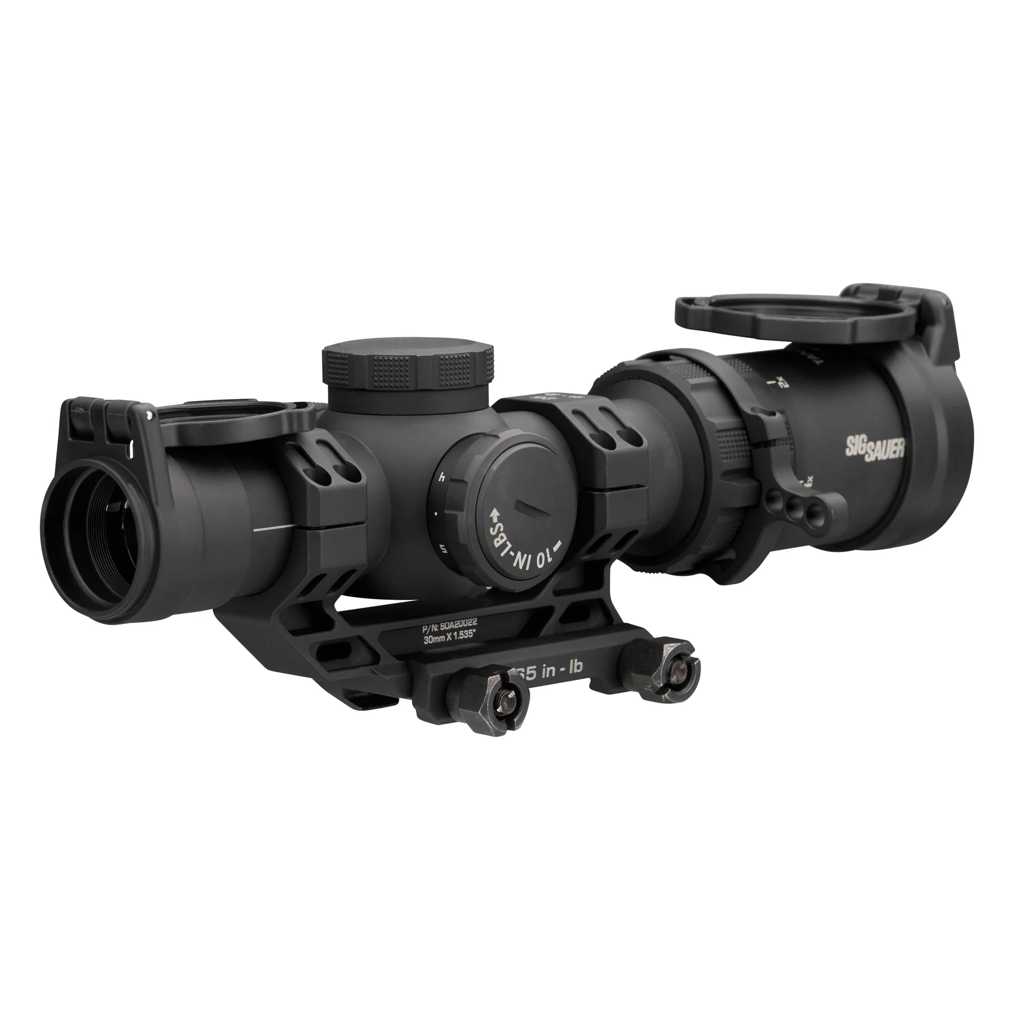 Sig Sauer Tango-MSR Compact 1-10x24mm SFP Illuminated BDC-10 Reticle LPVO Rifle Scope w/ Mount - Black (SOTMC11000) - Image 3
