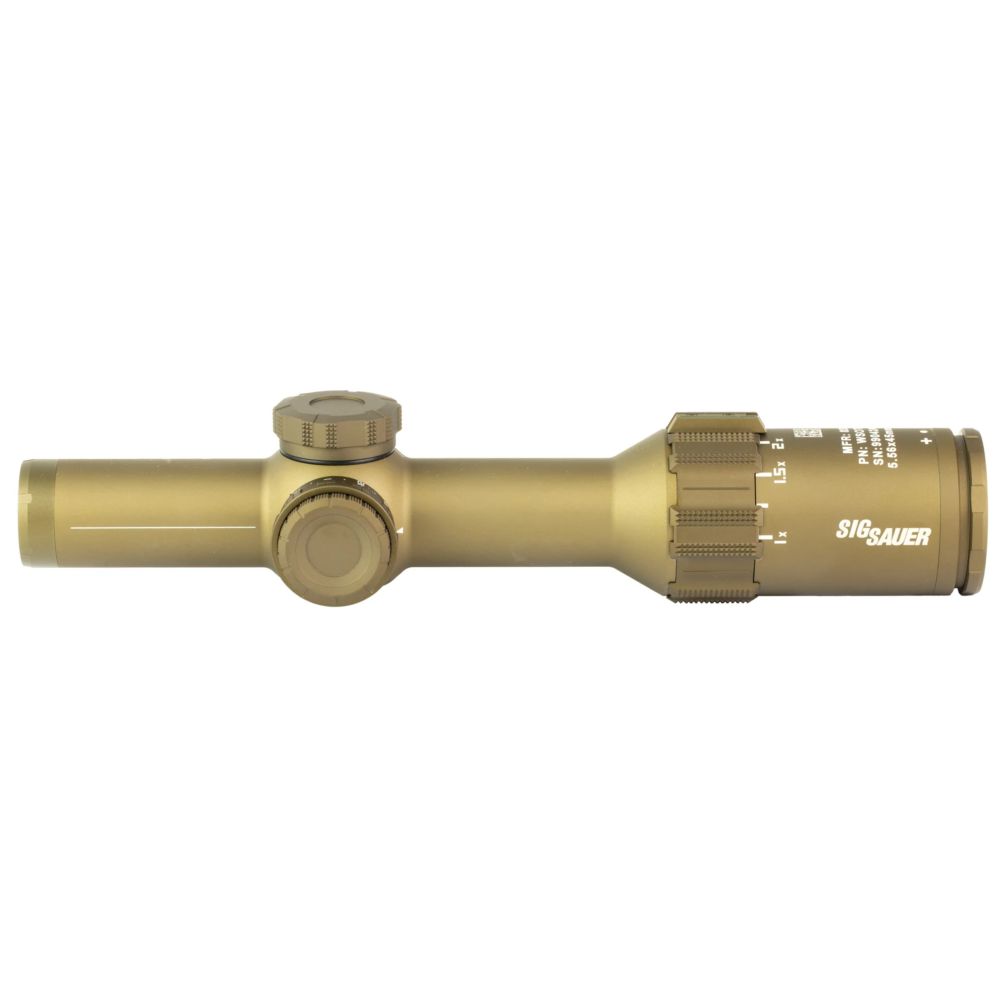 Sig Sauer TANGO6T 1-6x24mm 30mm FFP Rifle Scope - DWLR-556 Illuminated Reticle - FDE (SOT61240) - Image 3