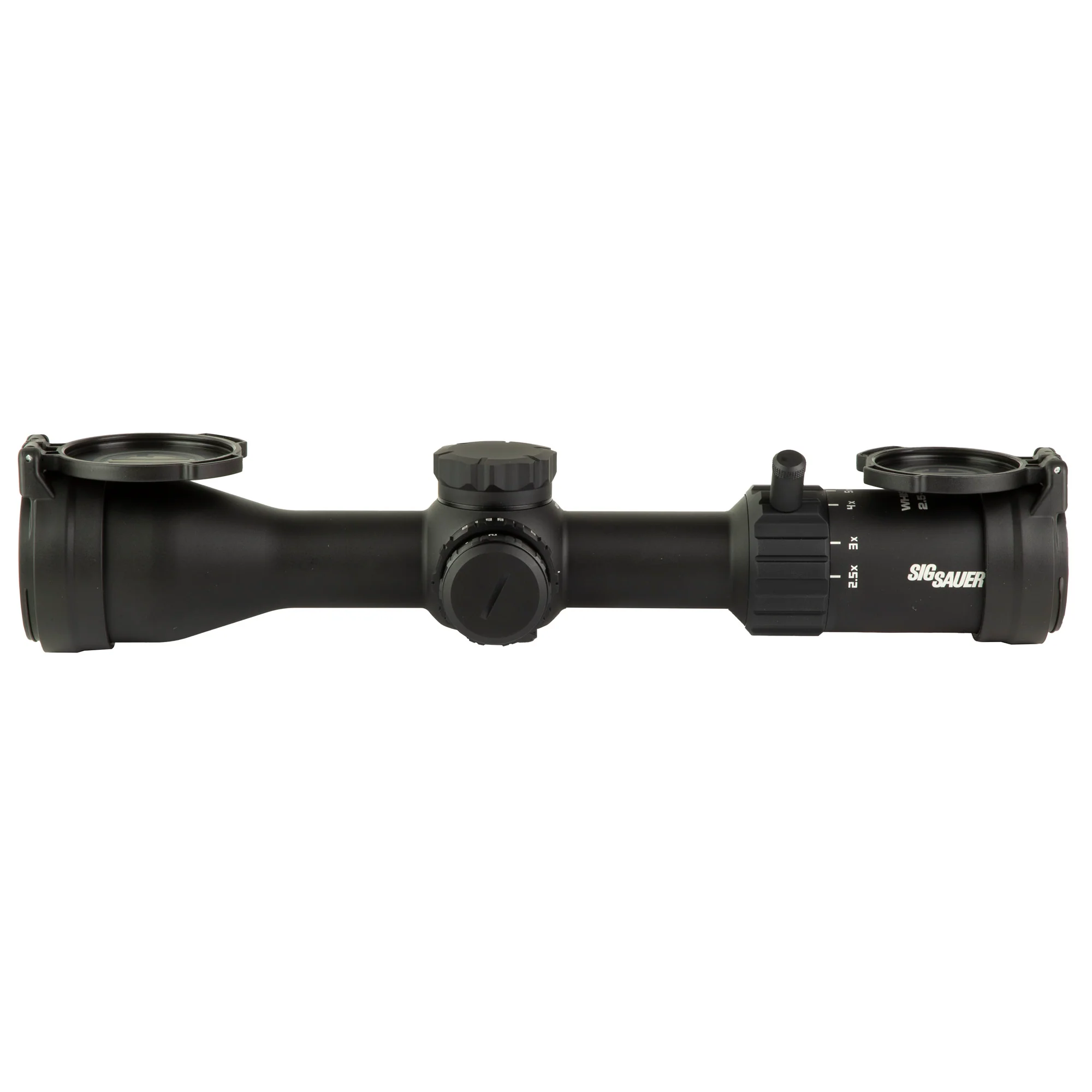 Sig Sauer Whiskey4 2.5-10x42mm Rifle Scope - 30mm Tube, Illuminated Hellfire Quadplex Reticle - Black (SOW42004) - Image 3
