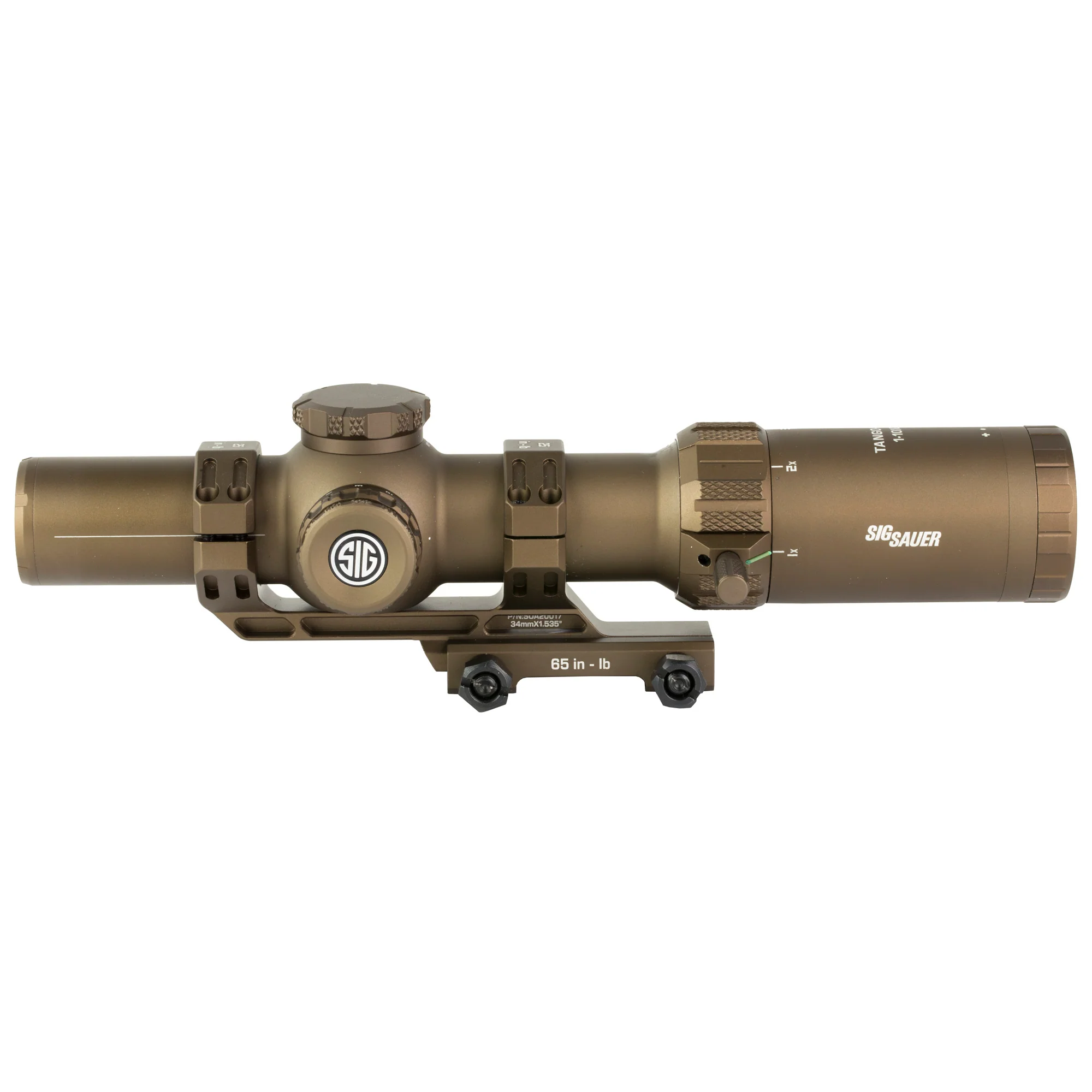Sig Sauer TANGO-MSR 1-10x26mm FFP Rifle Scope - Illuminated BDC-10 Reticle - Coyote (SOTM11202) - Image 3