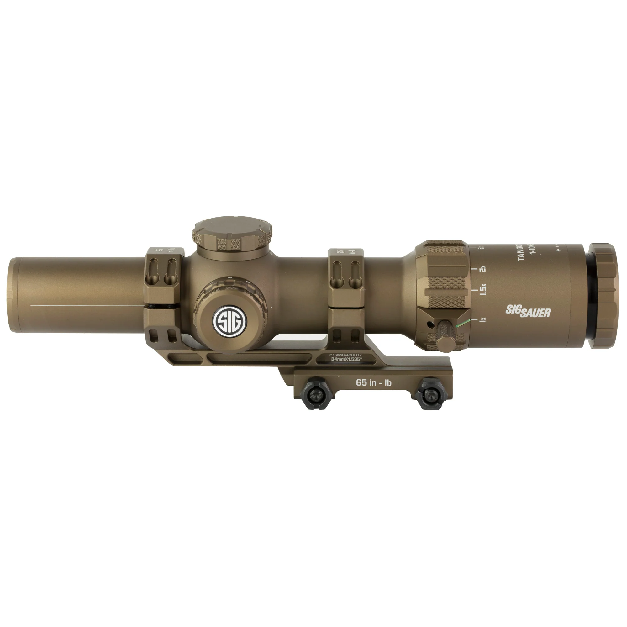 Sig Sauer Tango MSR 1-10x28mm SFP Rifle Scope - Illuminated BDC 10 Reticle - Coyote (SOTM11200) - Image 3