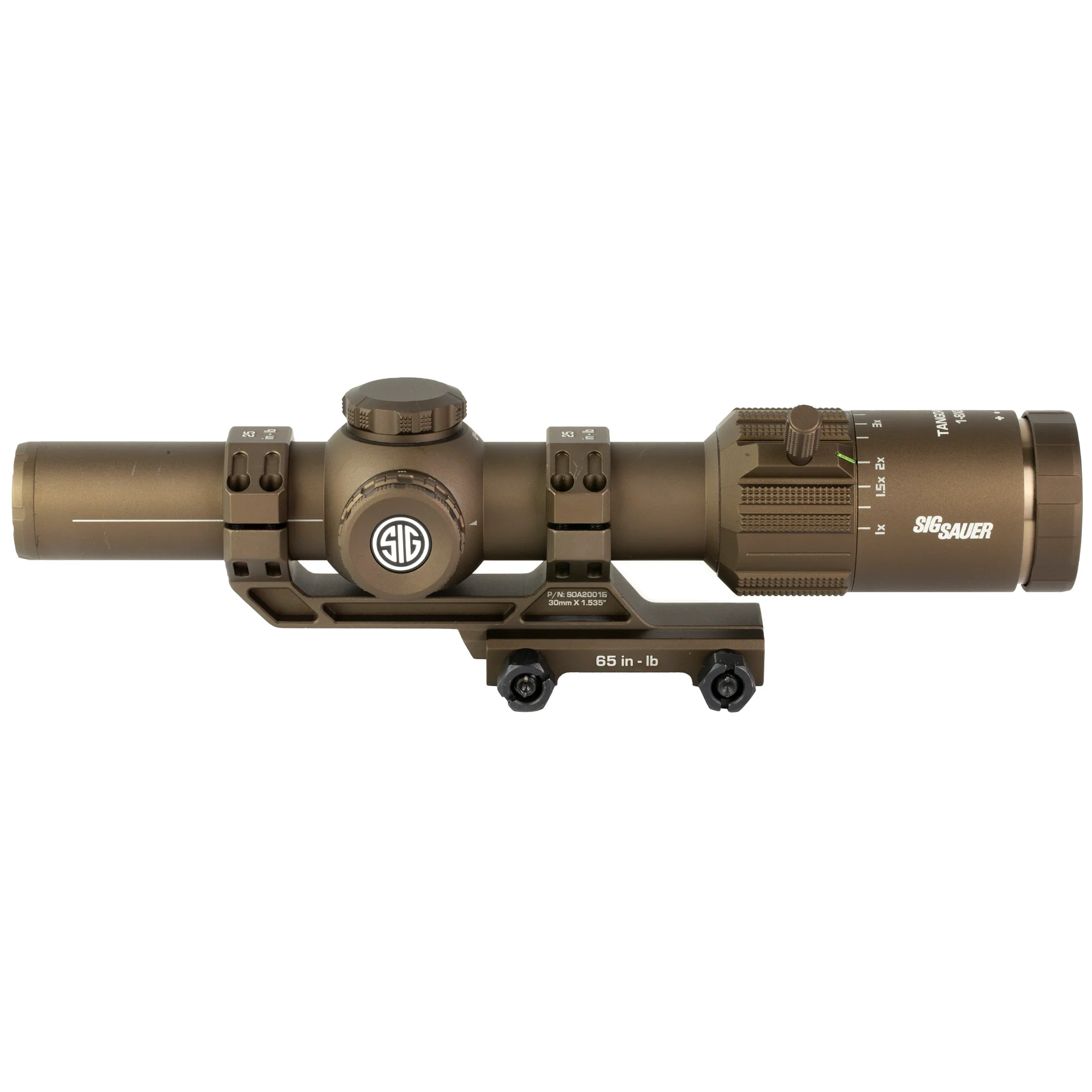 Sig Sauer TANGO MSR 1-8x24mm SFP Rifle Scope - Illuminated MSR BDC 8 Reticle - Coyote (SOTM81200) - Image 3