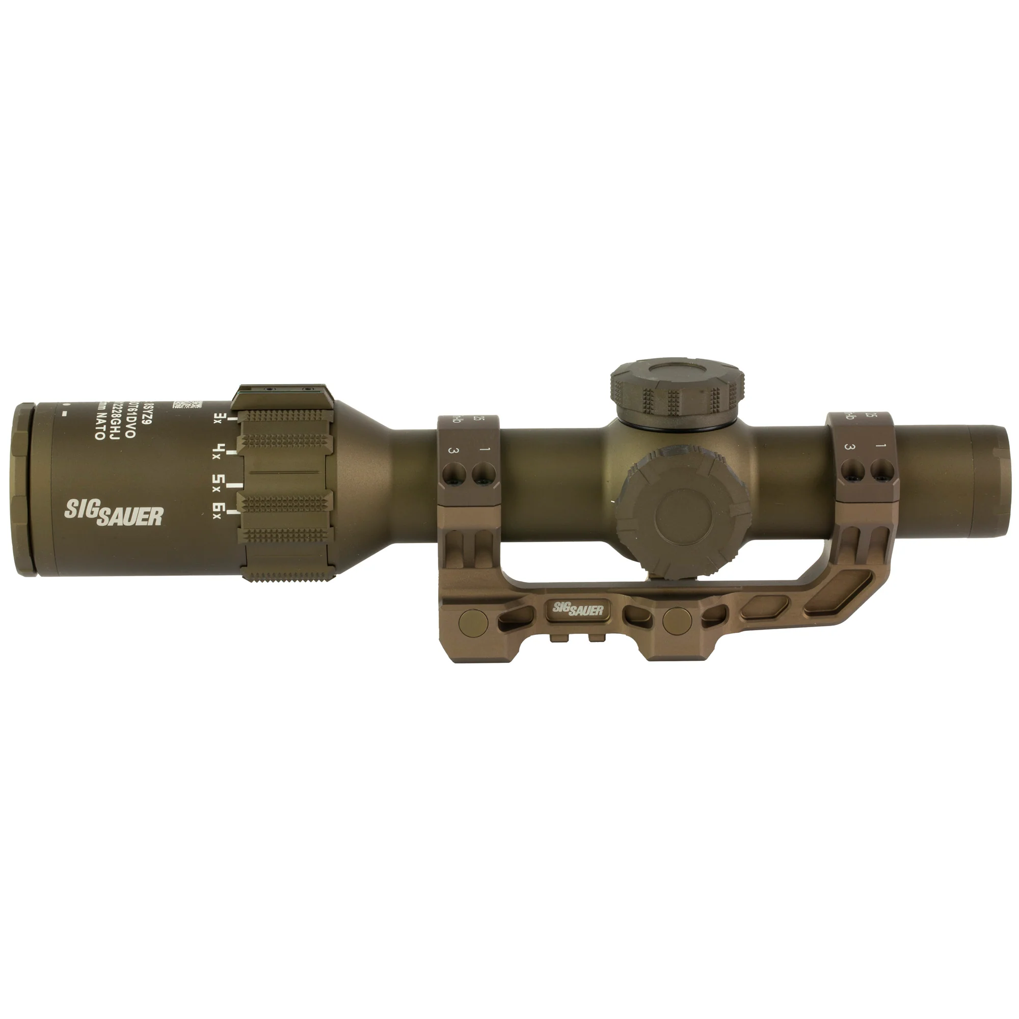 Sig Sauer TANGO6T 1-6x24mm FFP Rifle Scope - Illuminated DWLR-556 Reticle w/ ALPHA 4 Mount - FDE (SOT61DVO) - Image 3