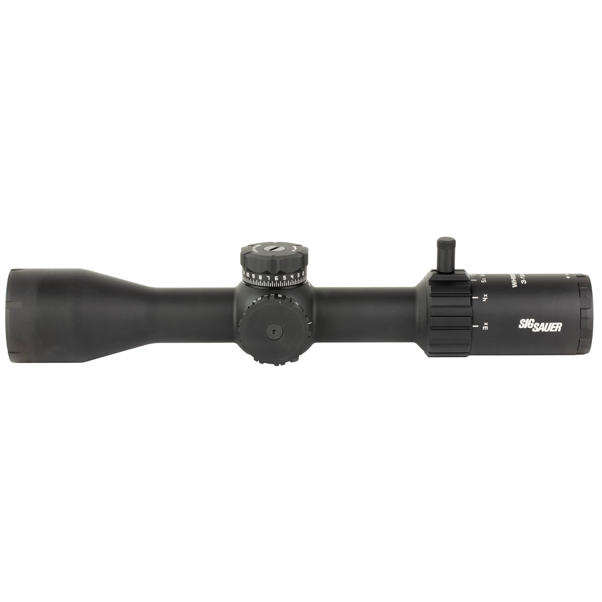Sig Sauer Whiskey4 3-12x44mm SFP Rifle Scope - Exposed Zero Stop BDC-1 Reticle - Black (SOW43001) - Image 3