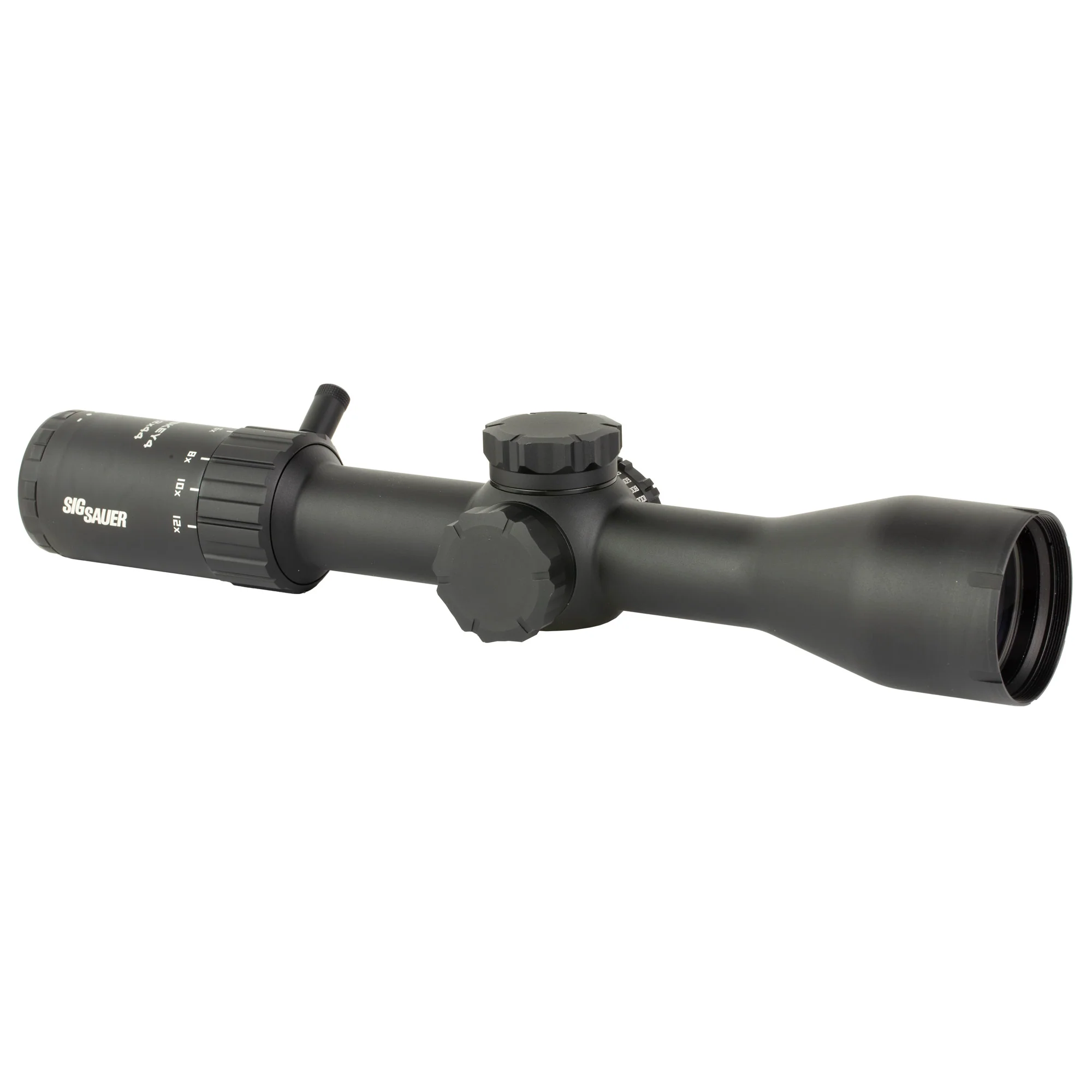 Sig Sauer Whiskey4 3-12x44mm SFP Quadplex Rifle Scope - Black (SOW43003) - Image 2