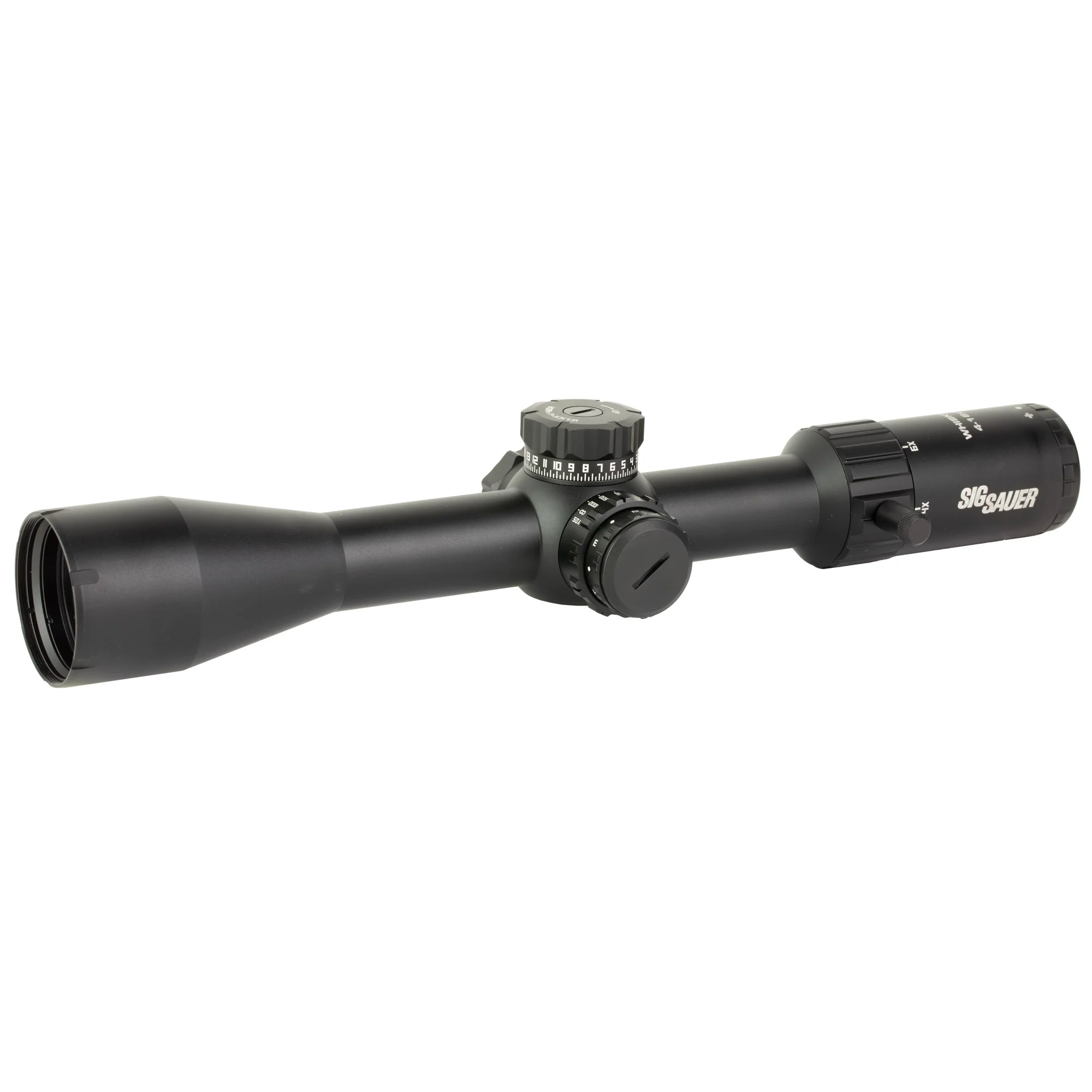 Sig Sauer Whiskey4 4-16x44mm FFP Rifle Scope - Illuminated MOA Milling 2.0 Reticle - Black (SOW44002)