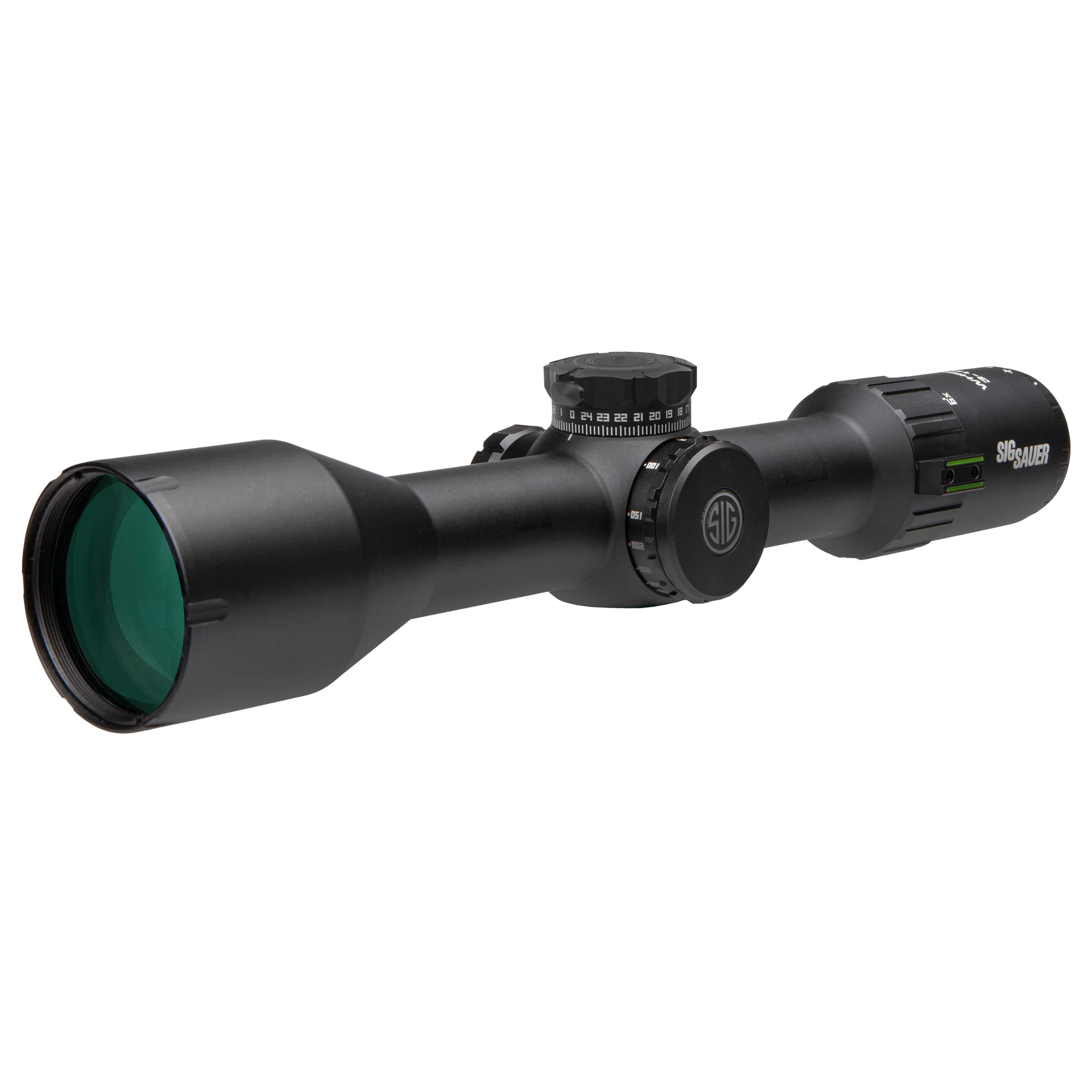 Sig Sauer Whiskey6 3-18x44mm Rifle Scope - MOA Milling Hunter 2.0 Reticle - Black (SOW63112)