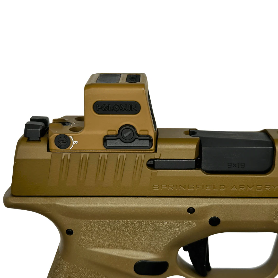Springfield Hellcat and Glock 43X FDE Plate for Holosun K/EPS - Aluminum - Image 3