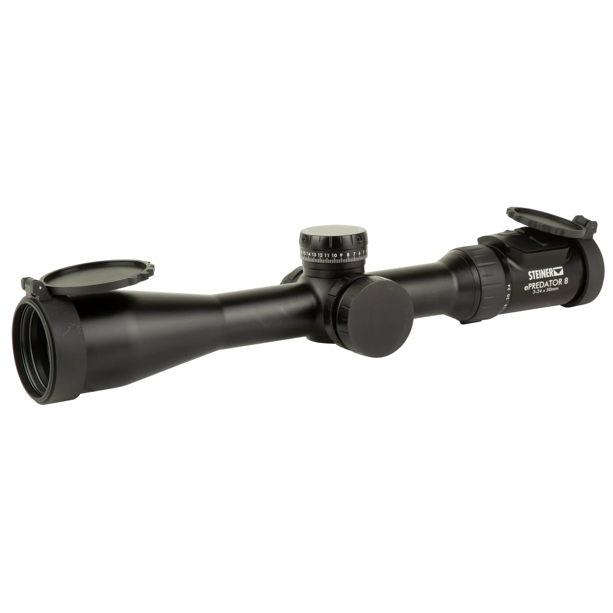 Steiner ePredator 8 3-24x50mm 34mm Tube Illuminated 4A-I Reticle Riflescope - ST3103