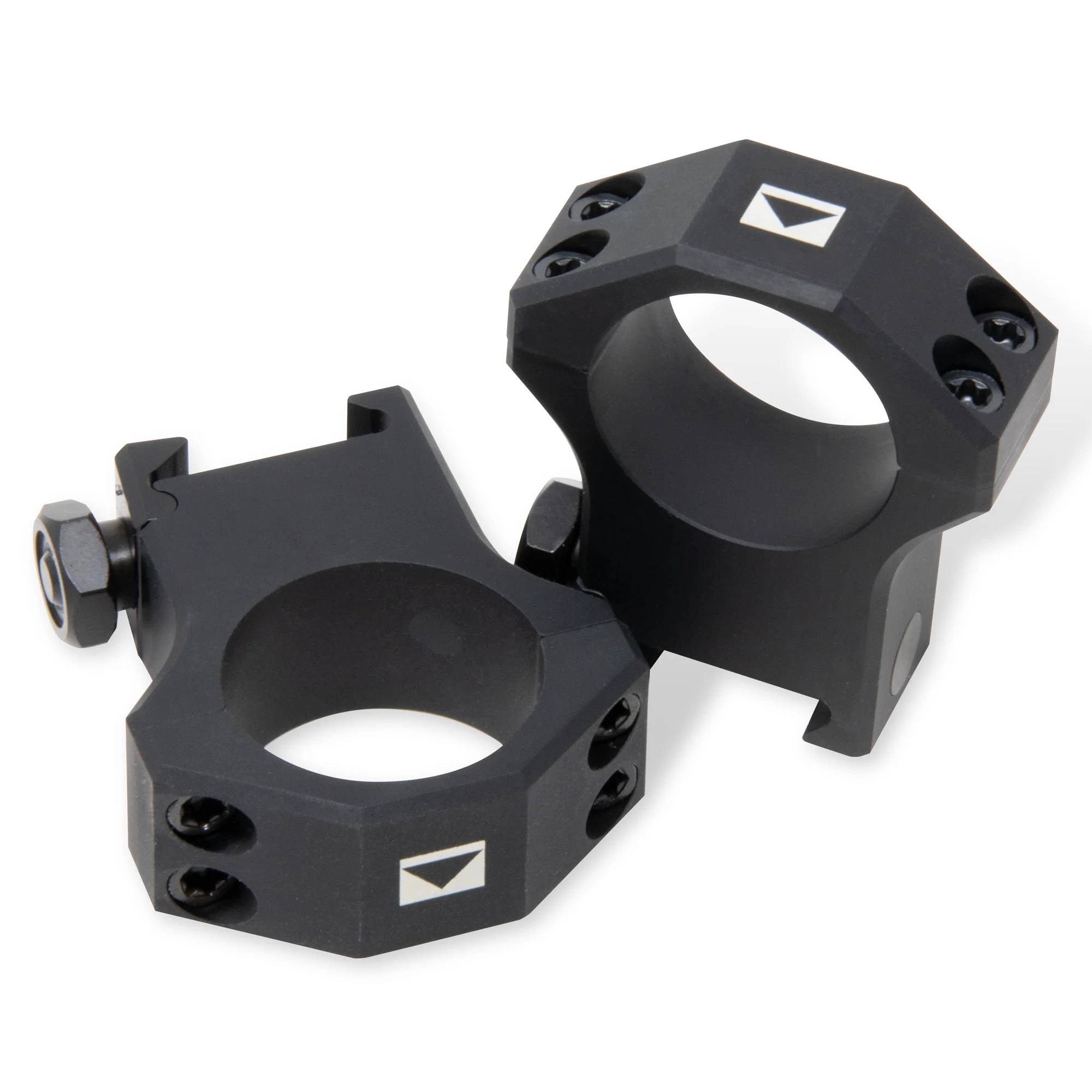 Steiner Optics T Series, 30mm High Scope Rings, Picatinny, Black - 5962