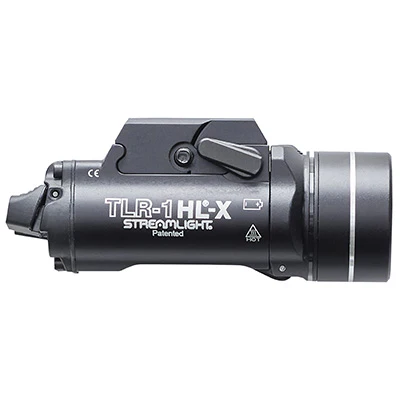 Streamlight TLR-1 HL-X, 1500 Lumens Pistol Light, SL-B9 Batteries, 1 Hr Runtime, Matte Finish, Black with Silver Ring - Image 2