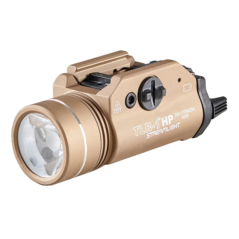Streamlight TLR-1 HP High Candela Rail Mounted Light - 65,000 Candela, 1,000 Lumens, CR123A Battery - Image 2