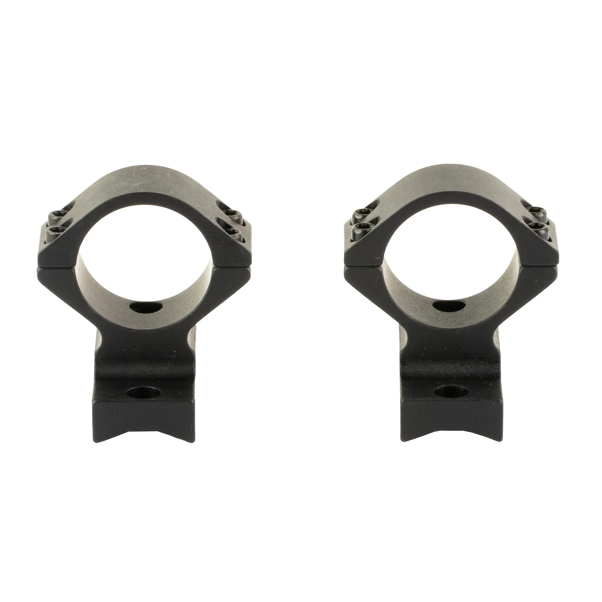 Talley Light Weight, 1-Inch High Scope Rings, Savage Round Receiver, Black Matte - 950719