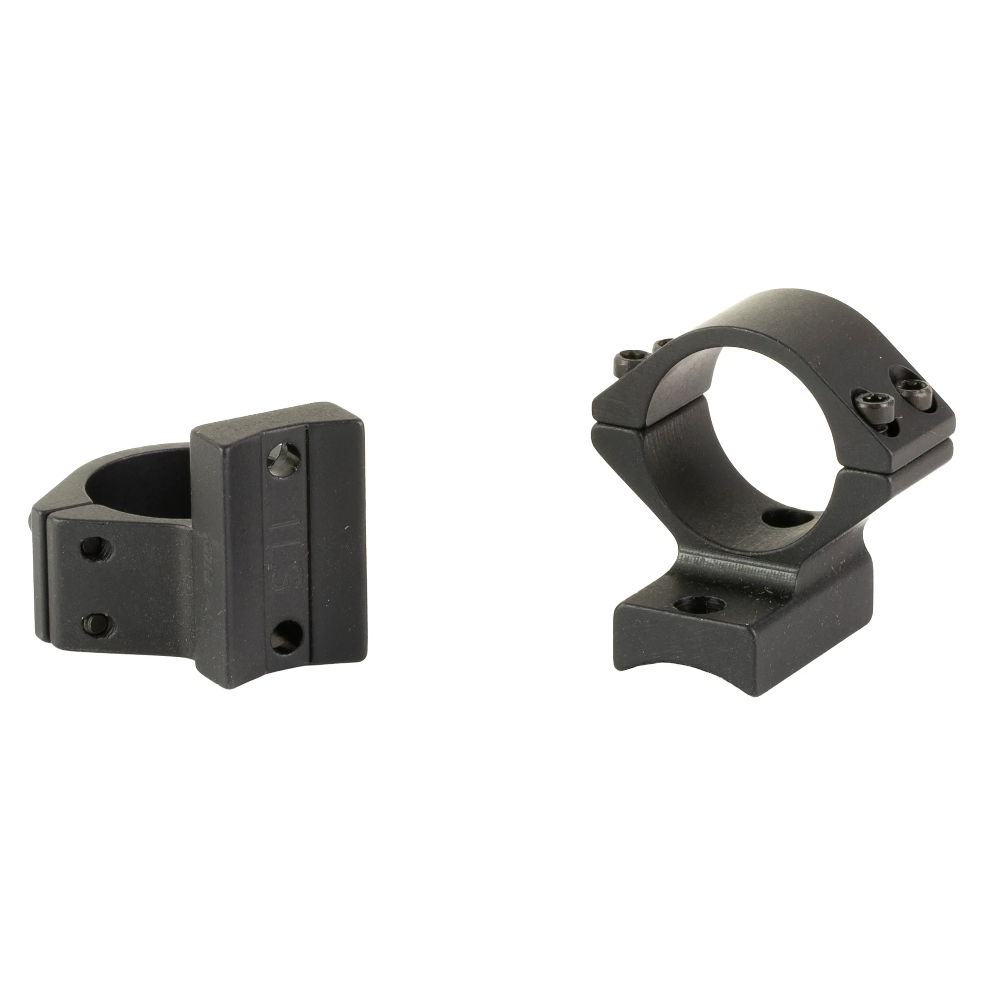 Talley Light Weight, 1-Inch Low Scope Rings, Savage Round Receiver, Black - 930719 - Image 2