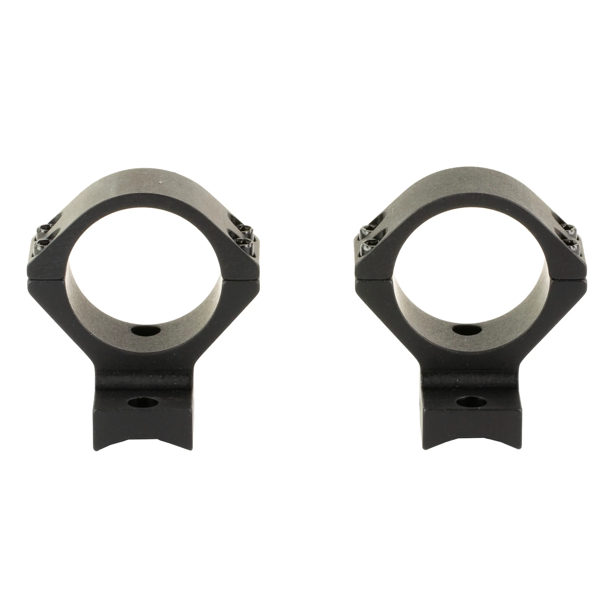 Talley Light Weight, 30mm Medium Scope Rings, Savage Round Receiver, Black - 740719