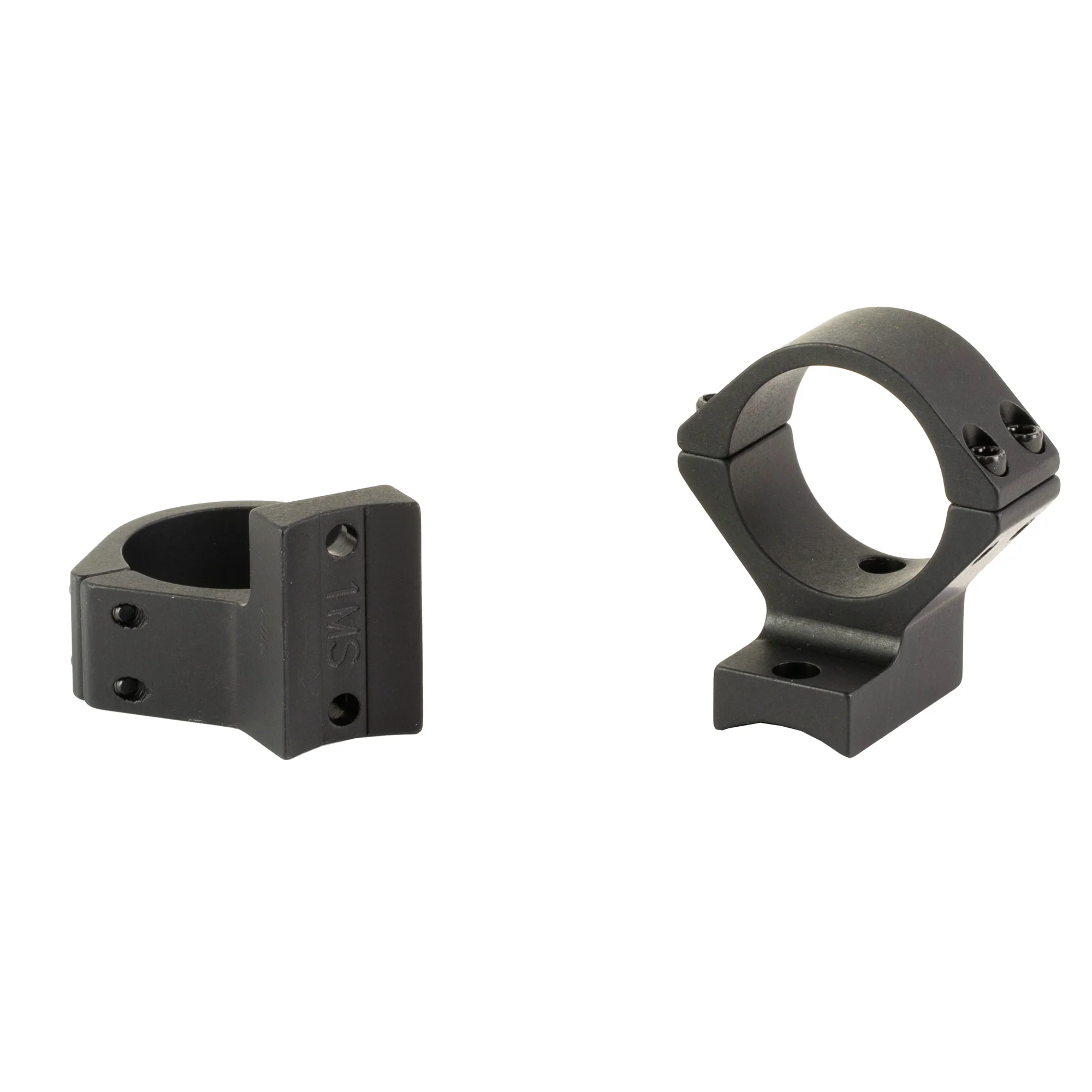 Talley Light Weight, 30mm Medium Scope Rings, Savage Round Receiver, Black - 740719 - Image 2