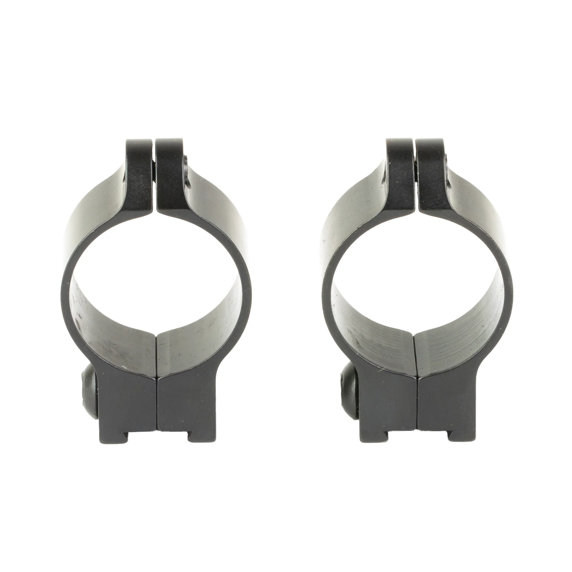 Talley Rimfire Rings, 1-Inch Low, CZ with 11MM Dovetail, Black Matte - 22CZRL