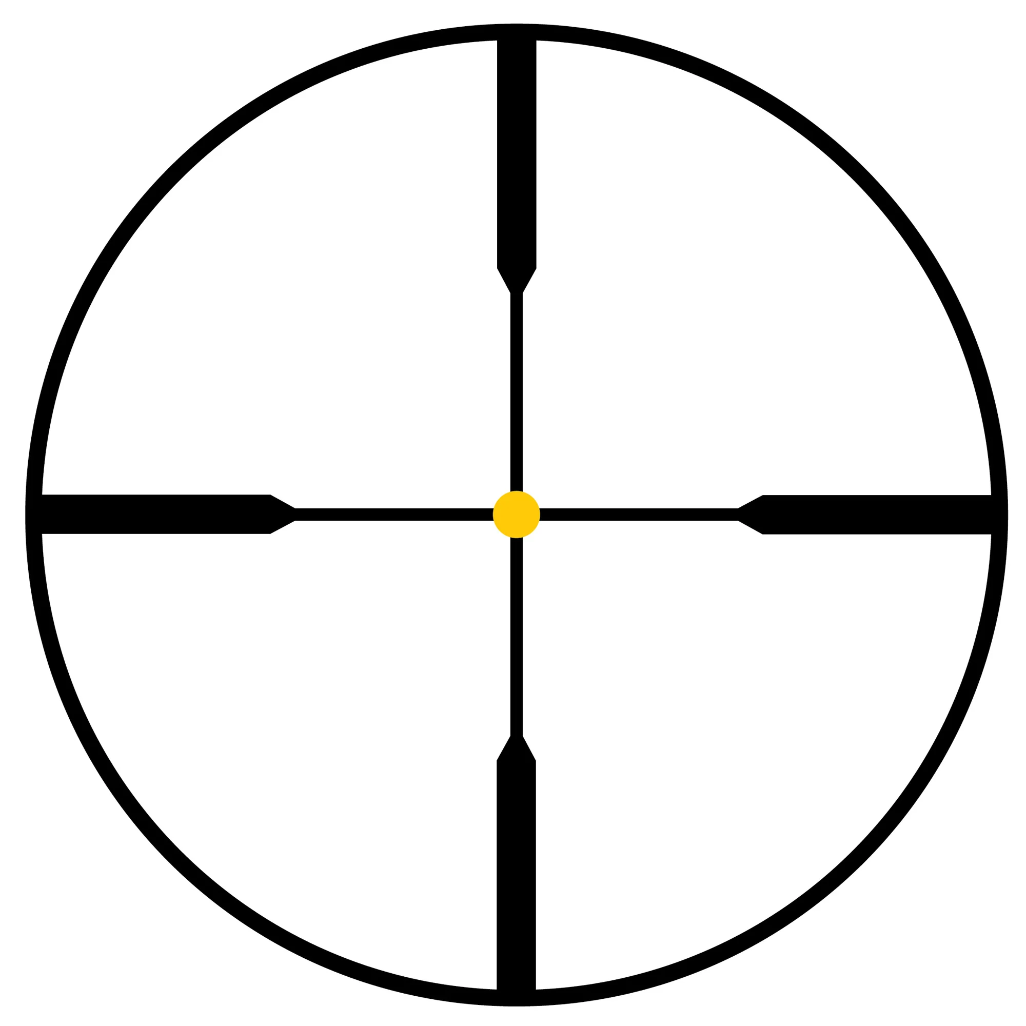 Trijicon AccuPoint 1-4x24 Riflescope - Standard Duplex Amber Dot, 30mm Tube (TR24-C-200070) - Image 4