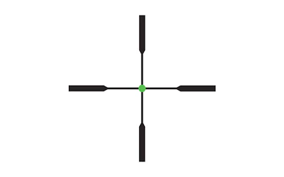 Trijicon AccuPoint 1-4x24 Riflescope with Standard Duplex Green Reticle (MPN: TR24-C-200071, UPC: 719307400375) - Image 4