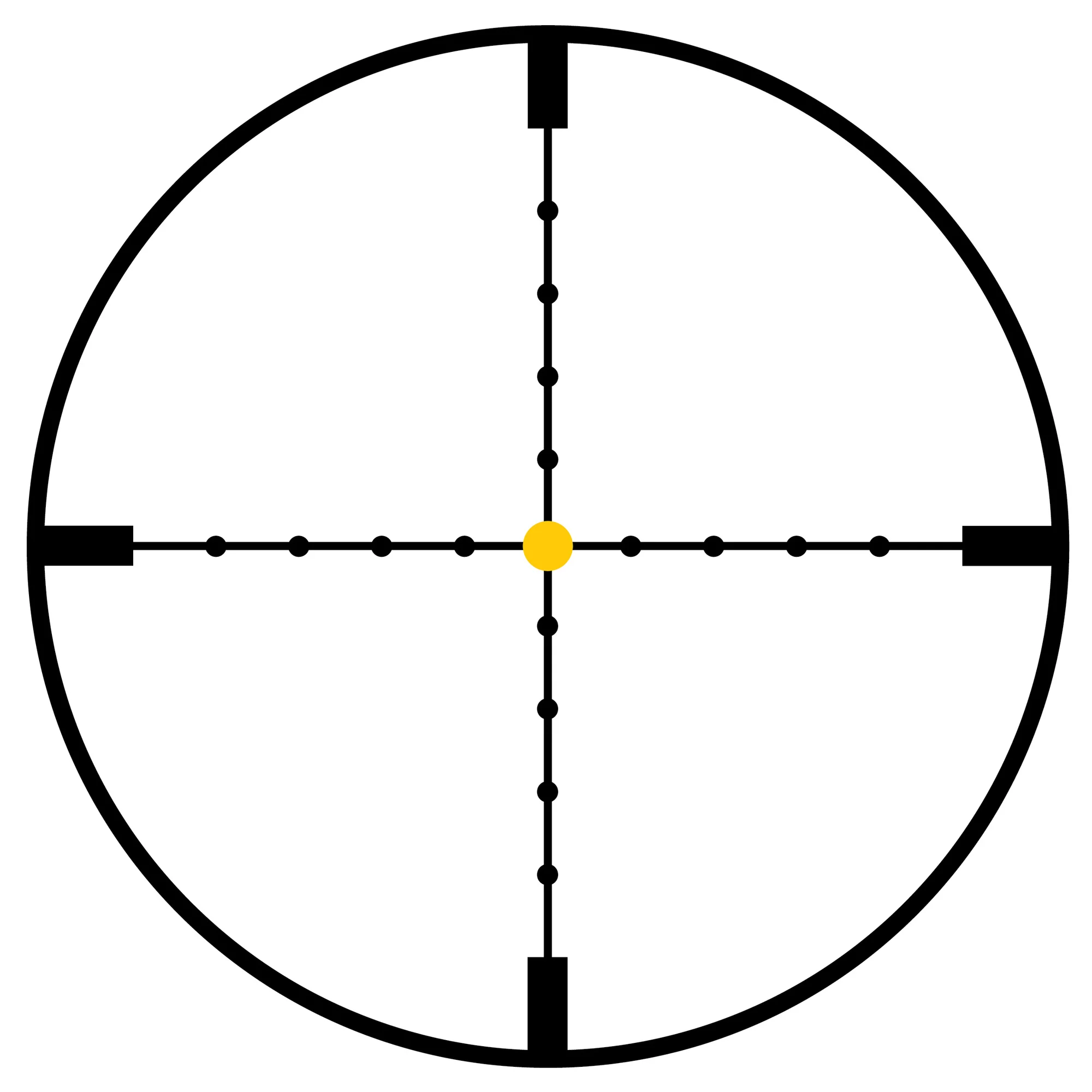 Trijicon AccuPoint 3-9x40 Riflescope with MIL-Dot Crosshair & Amber Dot (TR20-2) - Image 4