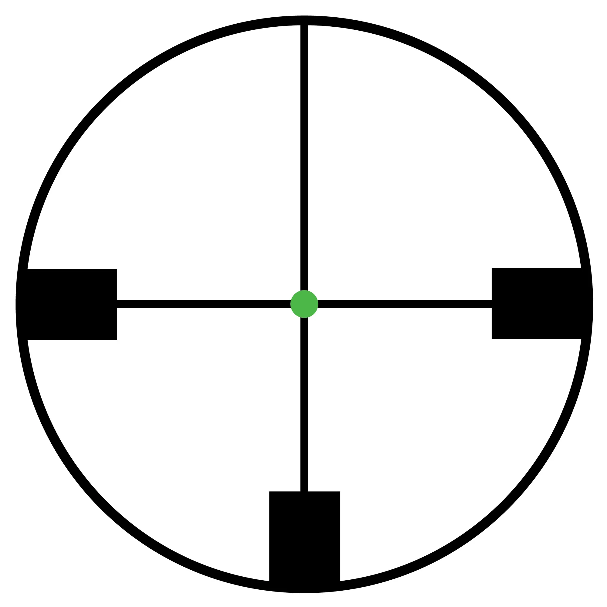 Trijicon AccuPoint 1-4x24 Variable Riflescope with Green Dot Reticle (TR24-3G) - Image 3