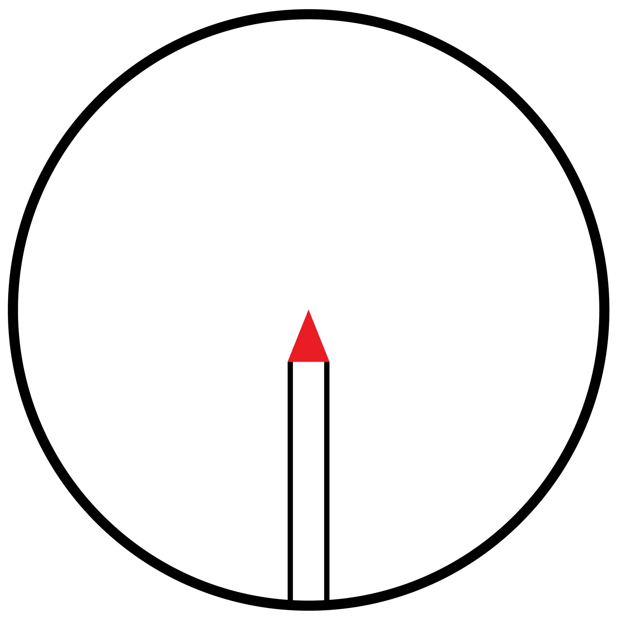 Trijicon AccuPoint 1-4x24 Red Triangle Reticle Riflescope (MPN: TR24R, UPC: 719307400290) - Image 4