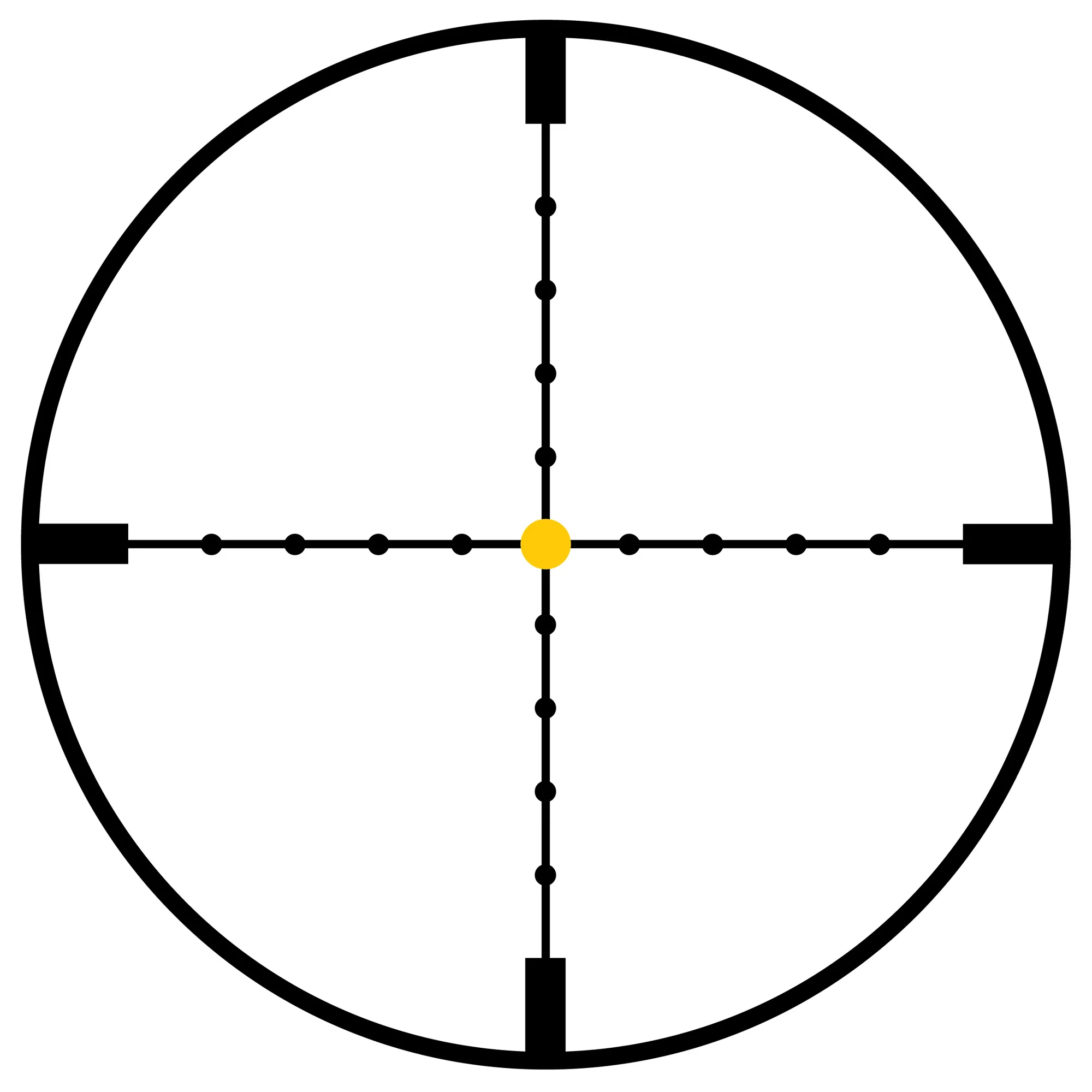 Trijicon AccuPoint 2.5-10x56 Riflescope, Mil-Dot Reticle (MPN: TR22-2, UPC: 719307400276) - Image 4