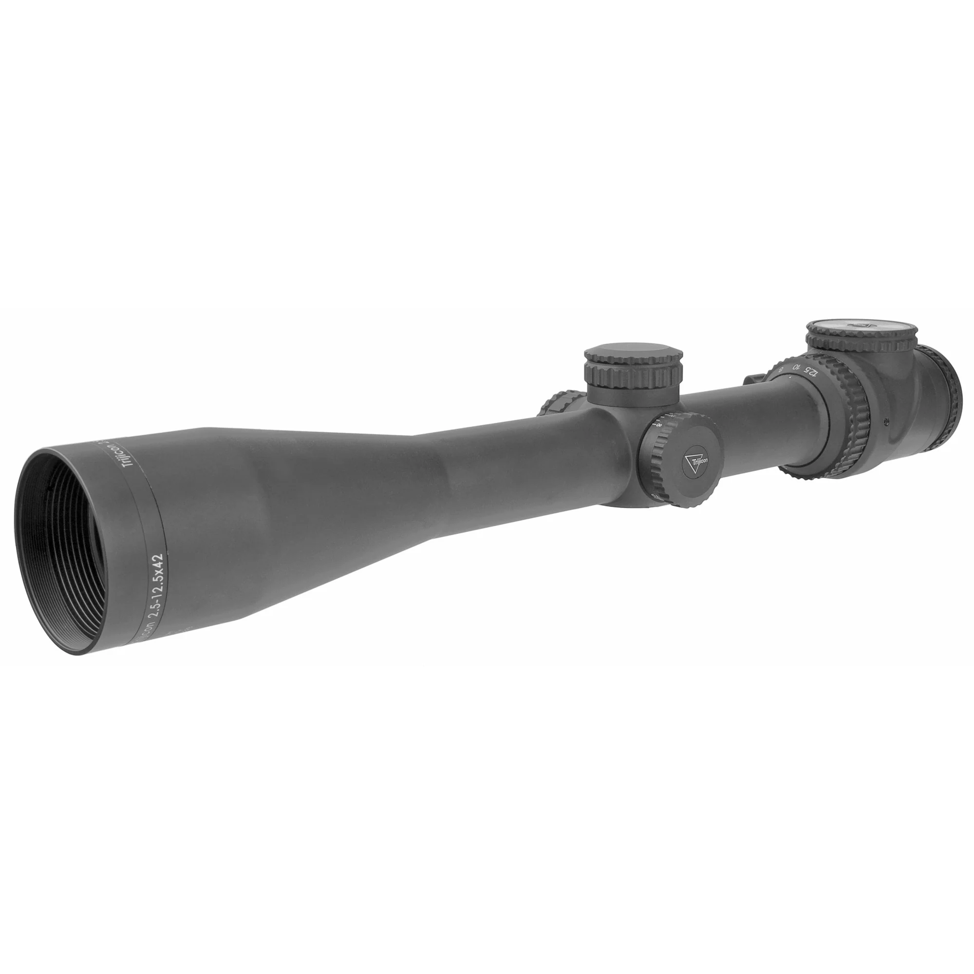Trijicon AccuPoint 2.5-12.5x42mm BAC Riflescope with Green Triangle Post Reticle (TR26-C-200107)