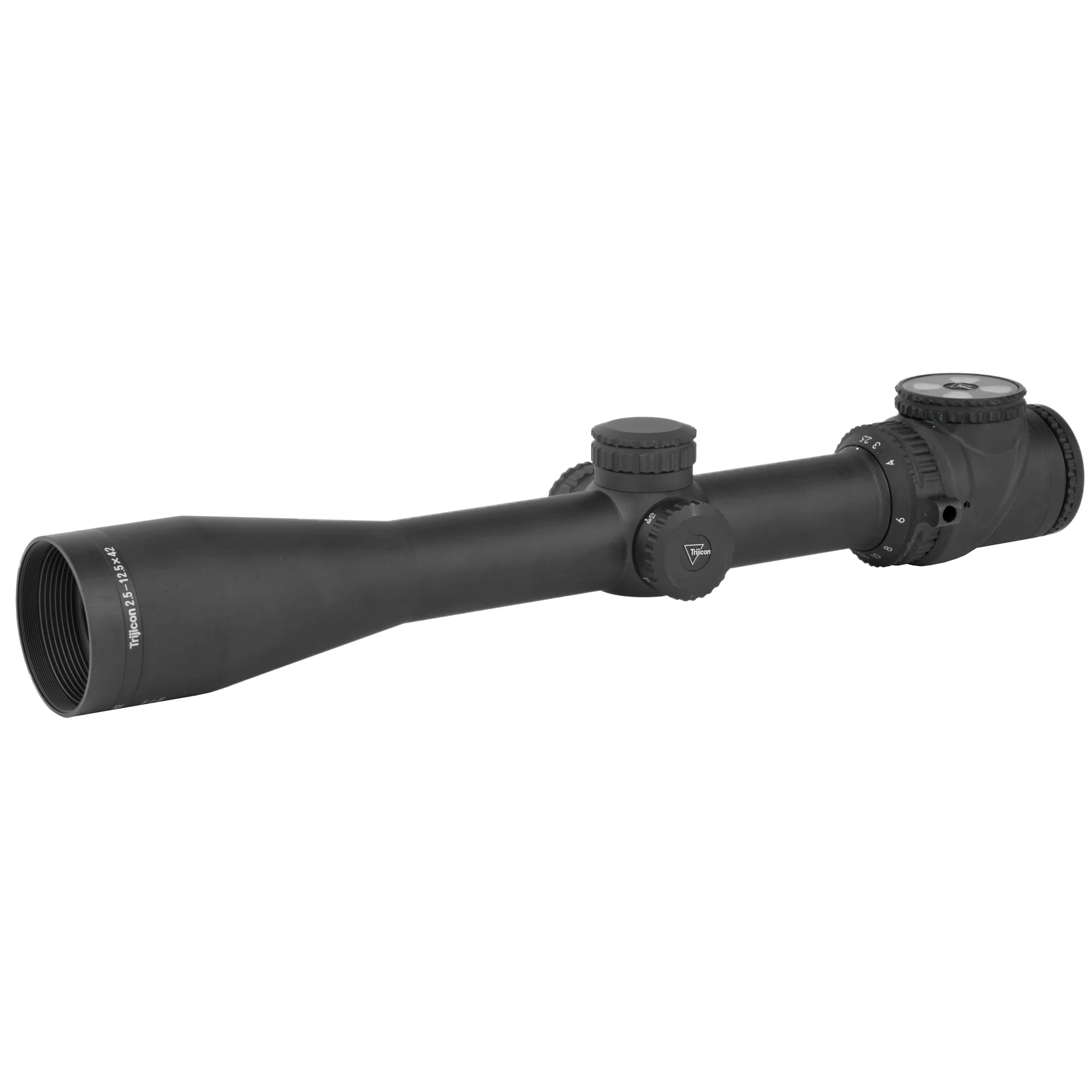 Trijicon AccuPoint 2.5-12.5x42 Riflescope with Illuminated Mil-Dot Reticle (MPN: TR26-C-200110, UPC: 719307401860)
