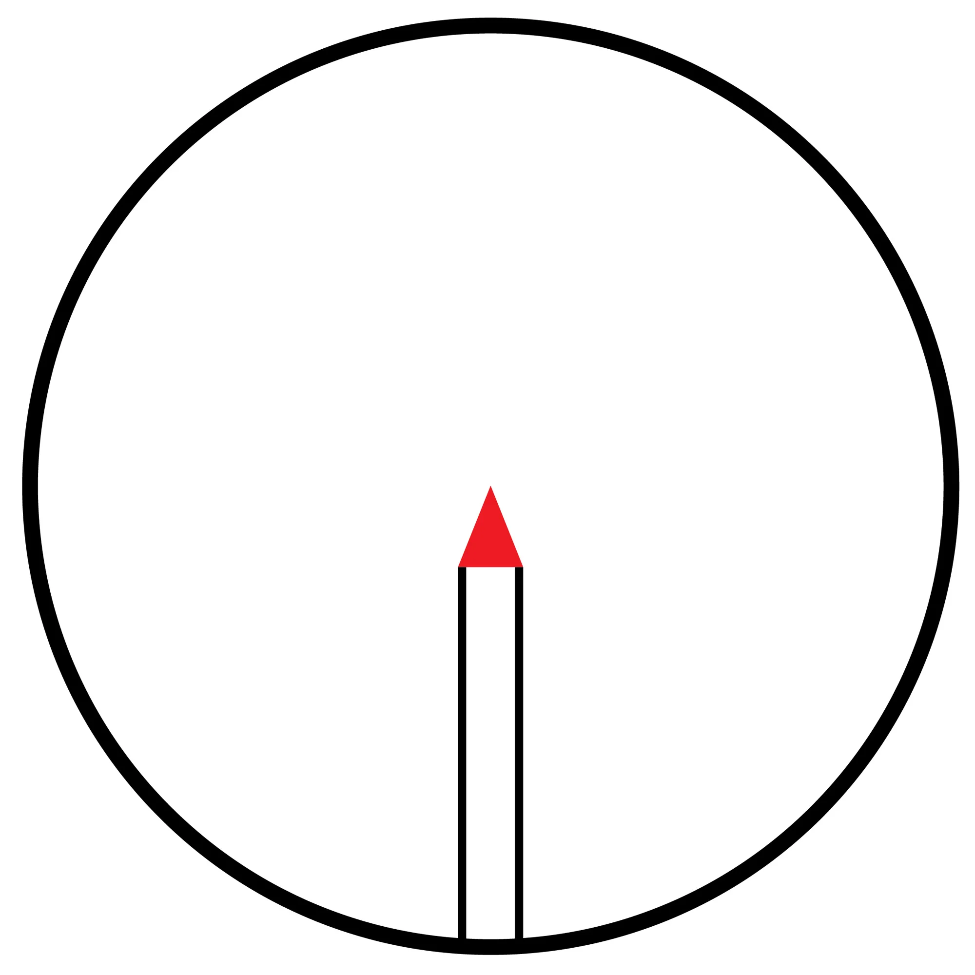Trijicon AccuPoint 3-9x40mm Riflescope with BAC, Red Triangle Post Reticle (TR20R) - Image 4