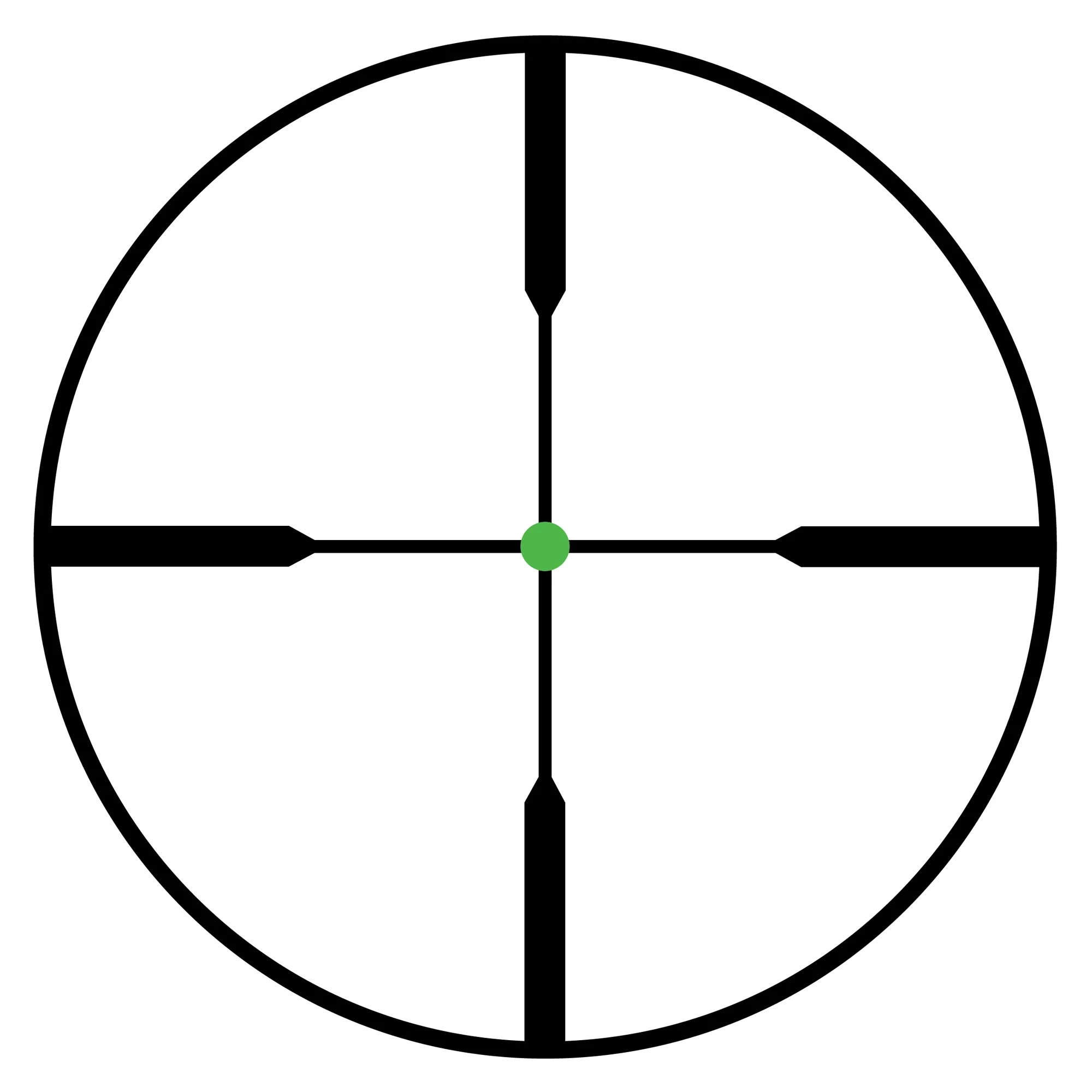 Trijicon AccuPoint 3-9x40 Riflescope Duplex Green Dot Reticle (TR20-1G) UPC: 719307400412 - Image 4