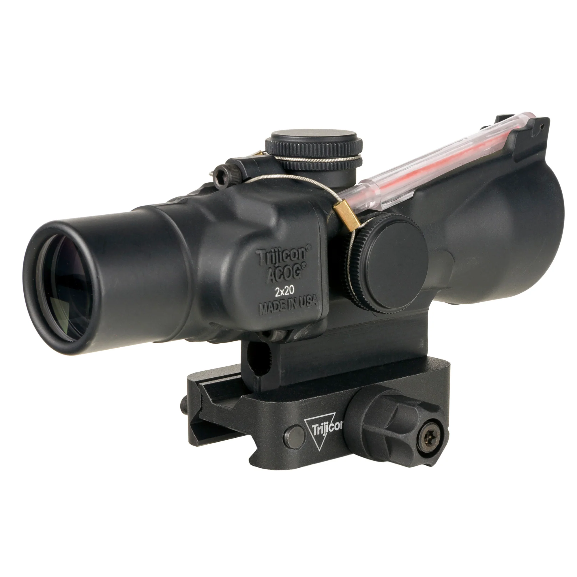 Trijicon ACOG 2x20 Dual Illuminated Red Crosshair Riflescope w/ Q-LOC Mount (TA47-C-400343) - Image 2