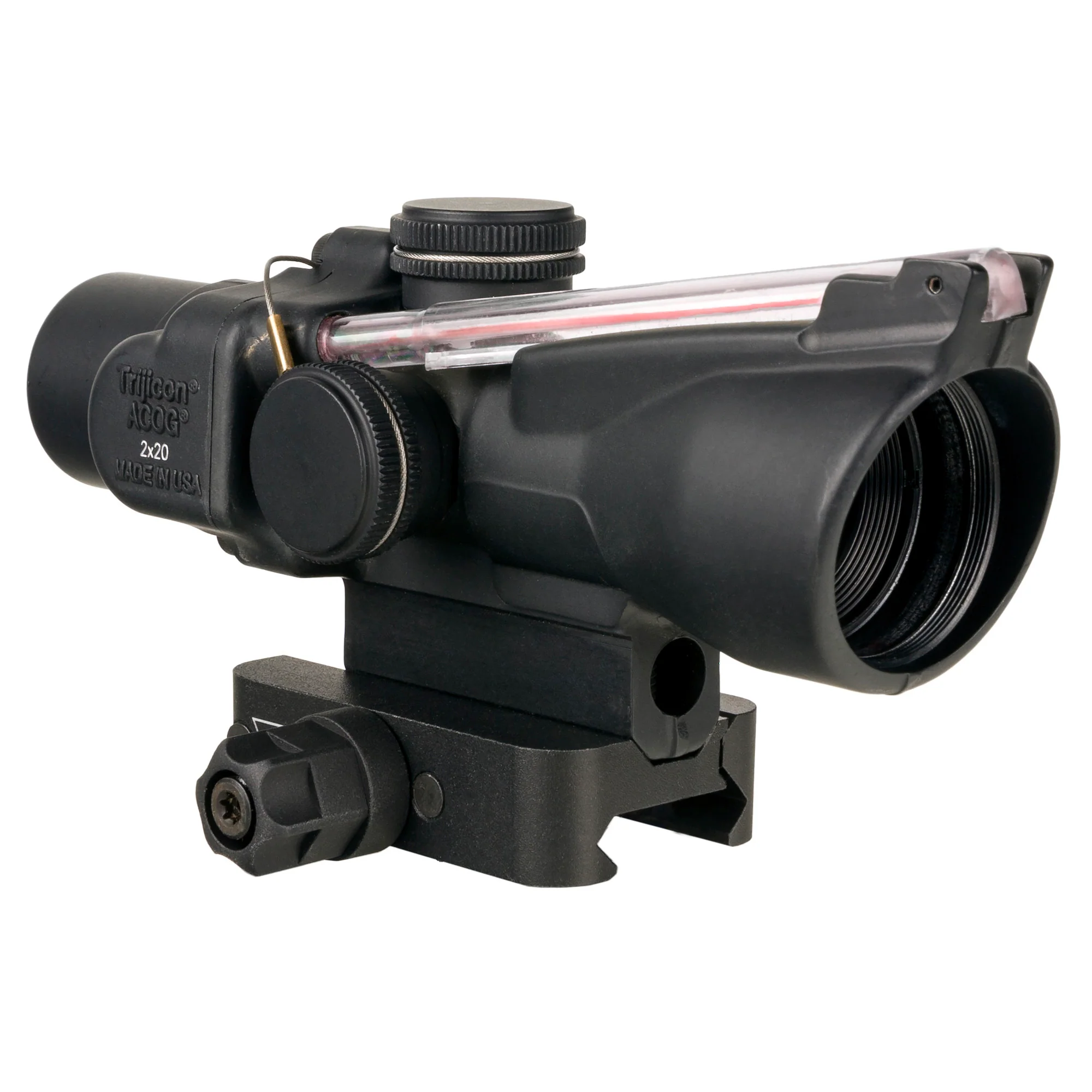 Trijicon ACOG 2x20 Dual Illuminated Red Crosshair Riflescope w/ Q-LOC Mount (TA47-C-400343) - Image 4