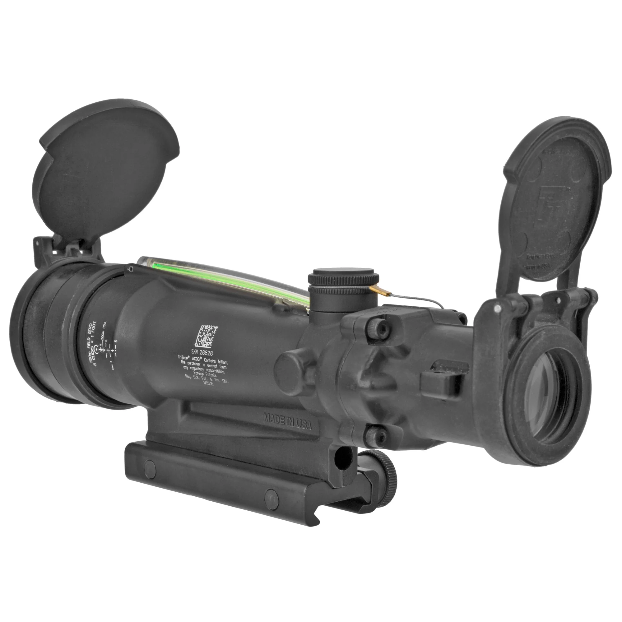 Trijicon ACOG 3.5x35 Machine Gun Optic (MGO) Green Horseshoe Reticle for M249 (TA11MGO-M249) - Image 4